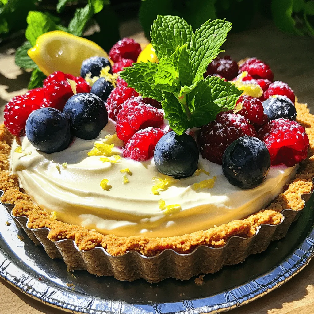 Rich White Chocolate Mousse Tart Delightful Dessert