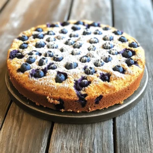To make the Ultimate Blueberry Coffee Cake, you need some key ingredients. Here’s what you will need: - 1 cup all-purpose flour - 1 cup whole wheat flour - 1 cup granulated sugar - ½ cup unsalted butter, softened - 2 large eggs - 1 cup buttermilk - 2 teaspoons baking powder - 1 teaspoon baking soda - ½ teaspoon salt - 1 teaspoon vanilla extract - 2 cups fresh blueberries - 1 teaspoon lemon zest - ½ cup brown sugar - ½ teaspoon ground cinnamon These ingredients create a rich batter that is moist and flavorful. The blueberries add a burst of sweetness, making each bite a delight. For an extra touch, consider adding these optional ingredients: - ½ cup chopped pecans - A pinch of nutmeg - A splash of almond extract These add-ins can enhance the texture and flavor of the cake. The pecans provide a nice crunch, and nutmeg complements the blueberries perfectly. You can easily modify this recipe to fit different dietary needs. Here are some options: - Use gluten-free flour instead of all-purpose and whole wheat flour. - Replace buttermilk with almond milk or oat milk mixed with a splash of vinegar. - Swap eggs with flaxseed meal mixed with water for a vegan option. These substitutes help everyone enjoy this tasty treat. No one has to miss out on this delicious coffee cake! Start by gathering all your ingredients. Measure them out for easy use. You will need: - 1 cup all-purpose flour - 1 cup whole wheat flour - 1 cup granulated sugar - ½ cup unsalted butter, softened - 2 large eggs - 1 cup buttermilk - 2 teaspoons baking powder - 1 teaspoon baking soda - ½ teaspoon salt - 1 teaspoon vanilla extract - 2 cups fresh blueberries - 1 teaspoon lemon zest - ½ cup brown sugar - ½ teaspoon ground cinnamon - ½ cup chopped pecans (optional) Make sure your butter is soft. This helps it mix well with sugar. Use fresh blueberries for the best taste. Zest your lemon right before using it. This gives the cake a bright flavor. In a large bowl, cream the softened butter with granulated sugar. Mix until it is light and fluffy. Add the eggs one by one. Make sure to mix well after each egg. Then, stir in your vanilla extract and lemon zest. In another bowl, combine your flours, baking powder, baking soda, and salt. Mix these dry ingredients together. Gradually add them to the wet mixture. Alternate with the buttermilk. Mix until just combined. Be careful not to overmix; it should be a little lumpy. Gently fold in your blueberries. Now, pour half the batter into your greased baking pan. Spread it out evenly. Sprinkle half of the brown sugar and cinnamon mixture on top. This adds a nice sweet layer. Then, pour the rest of the batter over this layer. Spread it evenly again. Top with the remaining brown sugar and cinnamon mixture. Bake your cake in the preheated oven at 350°F (175°C) for 40 to 45 minutes. Check with a toothpick to see if it’s done. When it comes out clean, your cake is ready. Let it cool for at least 15 minutes before serving. Enjoy this warm treat! For the complete recipe, refer to the Full Recipe. Baking can be tricky. Here are some common mistakes to watch out for: - Overmixing the batter: This can make the cake tough. Mix just until combined. - Not measuring ingredients correctly: Use a scale or measuring cups for accuracy. - Skipping the oven preheat: Always preheat your oven. This ensures even baking. - Not greasing the pan: A well-greased pan helps the cake release easily. A good coffee cake has a soft, moist texture. Follow these tips for the best results: - Use room temperature ingredients: This helps the batter mix smoothly. - Add buttermilk: It adds moisture and a slight tang. - Fold in blueberries gently: This keeps them intact and prevents a blue batter. - Check for doneness: Use a toothpick in the center. If it comes out clean, the cake is ready. Want to boost the flavor? Here are some simple ideas: - Add lemon zest: It brightens the cake with a fresh taste. - Use vanilla extract: It enhances the sweetness and aroma. - Incorporate spices: A dash of nutmeg or cardamom can add warmth. - Top with a crumble: Mix butter, flour, and sugar for a crunchy topping. Try these tips and tricks to make your ultimate blueberry coffee cake even better. For the complete instructions, check the full recipe. {{image_2}} If you want to make this cake nut-free, simply leave out the pecans. The cake will still taste great! You can also add a bit more blueberries for extra flavor. This keeps the cake moist and delicious. To make a gluten-free version, swap the all-purpose flour for a gluten-free blend. Look for a blend that has a good mix of flours. You can also add a bit of xanthan gum to help with texture. This will give your cake the right rise and crumb. You can change the fruit based on the season. Try raspberries, blackberries, or even diced peaches. Each fruit brings its own taste. Using different fruits keeps the recipe fresh and fun. Just make sure the fruit is ripe for the best flavor. For the full recipe, check the section above. After you bake the ultimate blueberry coffee cake, let it cool. Then, cut it into squares. Place the squares in an airtight container. If you do not have one, wrap them tightly in plastic wrap. Store the cake at room temperature for up to three days. For longer freshness, put it in the fridge. It will last up to a week in the fridge. To reheat your coffee cake, slice it into pieces. You can use the microwave for quick heating. Heat one slice for about 20 seconds. Check if it's warm enough. If not, heat for another 10 seconds. For a crispier texture, use an oven. Preheat it to 350°F (175°C). Place the slices on a baking sheet and warm them for about 10 minutes. You can freeze the blueberry coffee cake for later. First, let the cake cool completely. Wrap each slice in plastic wrap. Then, place the slices in a freezer bag or container. Make sure to remove as much air as possible. You can freeze the cake for up to three months. When ready to eat, thaw it in the fridge overnight. Enjoy the taste of fresh coffee cake anytime! For the full recipe, check out the detailed instructions above. Yes, you can use frozen blueberries. They work well in this recipe. Just remember to thaw them first. Pat them dry to avoid extra moisture in the batter. Frozen berries might make the cake a bit more colorful, which is nice! To make this coffee cake vegan, swap eggs and butter for plant-based options. You can use flax eggs or applesauce instead of eggs. For butter, use coconut oil or a vegan butter substitute. Change buttermilk to a non-dairy milk with a splash of vinegar or lemon juice. This keeps the cake moist and tasty. Blueberry coffee cake is great on its own, but you can add more fun! Serve it warm with whipped cream or vanilla ice cream for a treat. A side of fresh fruit adds a nice touch too. For drinks, enjoy it with coffee or tea to balance the sweetness. You can find the full recipe for more ideas! This blog post covered everything you need for blueberry coffee cake. We explored essential and optional ingredients, and even substitutes for diets. I detailed step-by-step instructions for perfect baking. Tips helped you avoid common mistakes and improve texture and flavor. Variations let you adapt this cake to your needs. Lastly, we discussed storage for leftovers and answered key questions. Baking this coffee cake is fun, and it can bring joy to your table. Enjoy the process and share your delicious results.