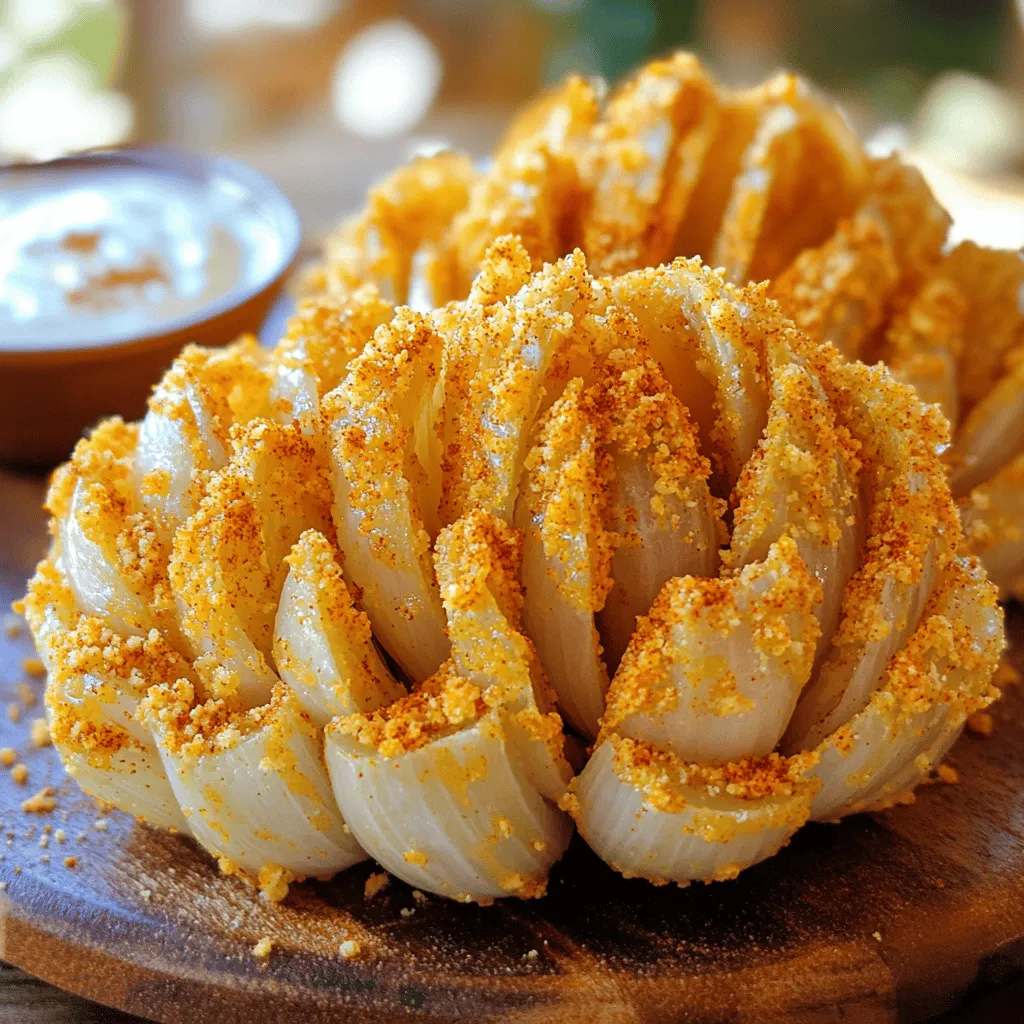 Bite-Sized Blooming Onions Crispy and Flavorful Snack