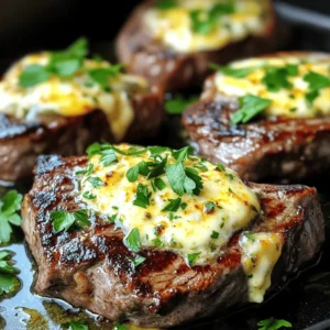 - 2 ribeye steaks (1-inch thick) - 4 tablespoons unsalted butter, softened - 3 cloves garlic, minced - 1 teaspoon dried Italian herbs (oregano, basil, thyme) - 1 cup shredded mozzarella cheese - Salt and pepper to taste - Fresh parsley, chopped (for garnish) When choosing ribeye steaks, look for bright red color and good marbling. Marbling is the fat within the meat. It makes the steak juicy and tasty. Fresh herbs add a burst of flavor. High-quality cheese melts beautifully, making your dish even better. Always use fresh mozzarella for the best taste. If you can’t find ribeye, try sirloin or flank steak. Both are great choices. For a dairy-free option, use plant-based cheese. Many brands offer tasty alternatives that melt well. First, we need to mix the garlic butter. In a small bowl, combine the softened butter, minced garlic, and dried Italian herbs. Stir until the mix is smooth. This garlic butter adds so much flavor to the steak. Next, pat the steaks dry with paper towels. This step helps the seasoning stick better. Season both sides of the steaks with salt and pepper. Use a generous amount to really enhance the taste. After seasoning, spread the garlic butter mixture evenly over both sides of the steaks. Make sure each one is well-coated. This will give you that rich, garlicky flavor you want. Now it’s time to cook the steaks. Preheat your air fryer to 400°F (200°C) for about 5 minutes. This helps get the steaks a nice sear. Place the seasoned steaks in the air fryer basket in a single layer. Cook them for 8-10 minutes for medium-rare. Flip them halfway through cooking. If you like your steak more done, adjust the time as needed. In the last 2 minutes of cooking, sprinkle the shredded mozzarella cheese over the steaks. This will melt beautifully on top. Close the air fryer and let the cheese melt. Once the steaks are done, carefully remove them from the air fryer. Let them rest for 5 minutes before slicing. This resting time allows the juices to settle. Finally, garnish the steaks with freshly chopped parsley. This adds a nice pop of color and flavor. For the full recipe, refer to the earlier section. Enjoy your tasty air fryer cheesy garlic steaks! To get the best steak, know the internal temperatures. Here are the key doneness levels: - Rare: 125°F - Medium Rare: 135°F - Medium: 145°F - Medium Well: 150°F - Well Done: 160°F For flipping steaks in the air fryer, use tongs. Be gentle. This avoids tearing the meat. Flip halfway through cooking for even results. To amp up the taste, consider using more herbs. Try adding rosemary or thyme. They pair well with steak. Fresh garlic adds a bright taste. It beats powdered garlic every time. If you must use powder, go light. Fresh garlic gives a strong punch. Overcooking the steaks is a big no-no. Use a meat thermometer to check doneness. If you skip this, you risk a dry steak. Always let your steaks rest for five minutes after cooking. This keeps the juices inside. Slicing too soon will lose all that flavor. {{image_2}} You can make your Air Fryer Cheesy Garlic Steaks even tastier. Try adding different cheeses. Cheddar adds a sharp, rich flavor. Blue cheese gives a tangy kick. Both cheeses melt well and complement the garlic perfectly. Another great idea is to infuse the butter with herbs or spices. You can mix in fresh rosemary or thyme for a fragrant touch. A pinch of red pepper flakes adds a nice heat. Experiment with what you love for a unique twist. Pair your cheesy garlic steaks with delicious side dishes. Creamy mashed potatoes work great. A fresh salad brightens up the meal. Roasted vegetables add color and flavor, too. You might also consider great sauces or dips. A simple chimichurri sauce adds freshness. A rich garlic aioli can enhance the garlic flavor. Choose what excites your taste buds for a complete dining experience. If you want to try something different, consider alternatives to air frying. Broiling in the oven gives a nice char. Place the steaks on a broiler pan, and cook them under high heat. Flip them halfway through for even cooking. You can also grill the steaks outdoors if the weather permits. Grilling adds a smoky flavor that pairs well with cheese. Each method brings out different tastes in your steaks. Enjoy experimenting to find your favorite way to cook! For the full recipe, check out the Air Fryer Cheesy Garlic Steaks section above! Store leftover cheesy garlic steaks in airtight containers. Use glass or plastic containers. Make sure they cool down first. Place them in the fridge. You can keep them fresh for up to three days. For longer storage, freeze the steaks. Wrap them tightly in plastic wrap, then place in a freezer bag. This helps prevent freezer burn. To reheat, use the air fryer for best results. Set it to 350°F (175°C). Heat for about 5 minutes. This keeps the steak juicy and warm. Avoid using the microwave if you can. Microwaving can dry out the meat. If you must use a microwave, heat in short bursts. Check often to avoid overcooking. Cooked cheesy garlic steaks last about three days in the fridge. Look for signs of spoilage. If the steak smells off or has a slimy texture, it’s time to toss it. When frozen, the steaks can last up to three months. Always label your bags with the date. This way, you know when to use them. The best way to season air fryer steaks is with salt and pepper. I recommend using about one teaspoon of salt and half a teaspoon of pepper for each steak. You can also add garlic powder or fresh herbs for more flavor. A tasty garlic butter mix adds a nice touch to your steaks. Yes, you can cook frozen steaks in the air fryer! Just remember to increase the cooking time. For a frozen ribeye, cook for about 10-12 minutes at 400°F. Flip the steak halfway through for even cooking. Use a meat thermometer to check the doneness. To know when your steak is done cooking, use a meat thermometer. Here are the target temperatures: - Rare: 125°F - Medium-rare: 135°F - Medium: 145°F - Medium-well: 150°F - Well done: 160°F Check the thickest part of the steak for accuracy. Yes, you can use other cooking oils instead of butter. Olive oil or avocado oil works well. They add flavor, but won’t give you that rich, buttery taste. If you want a similar taste, consider using a garlic-infused oil. If you don’t have an air fryer, you can still make this recipe using a grill or an oven. For the grill, preheat it to medium-high and cook the steaks for about 6-8 minutes per side. For the oven, preheat to 400°F and bake for 10-15 minutes, flipping halfway. The texture will be different, but the flavors will still shine. Check the full recipe for more details! In this article, we explored how to make delicious cheesy garlic ribeye steaks in an air fryer. We discussed key ingredients, cooking steps, and tips for perfect results. Remember, choosing quality ingredients matters. Also, avoid common mistakes to ensure juicy steaks. Experiment with flavors and side dishes for variety. Store leftovers properly to enjoy them later. Follow these steps, and you'll succeed in creating a tasty dish that impresses anyone. Enjoy your cooking adventure!