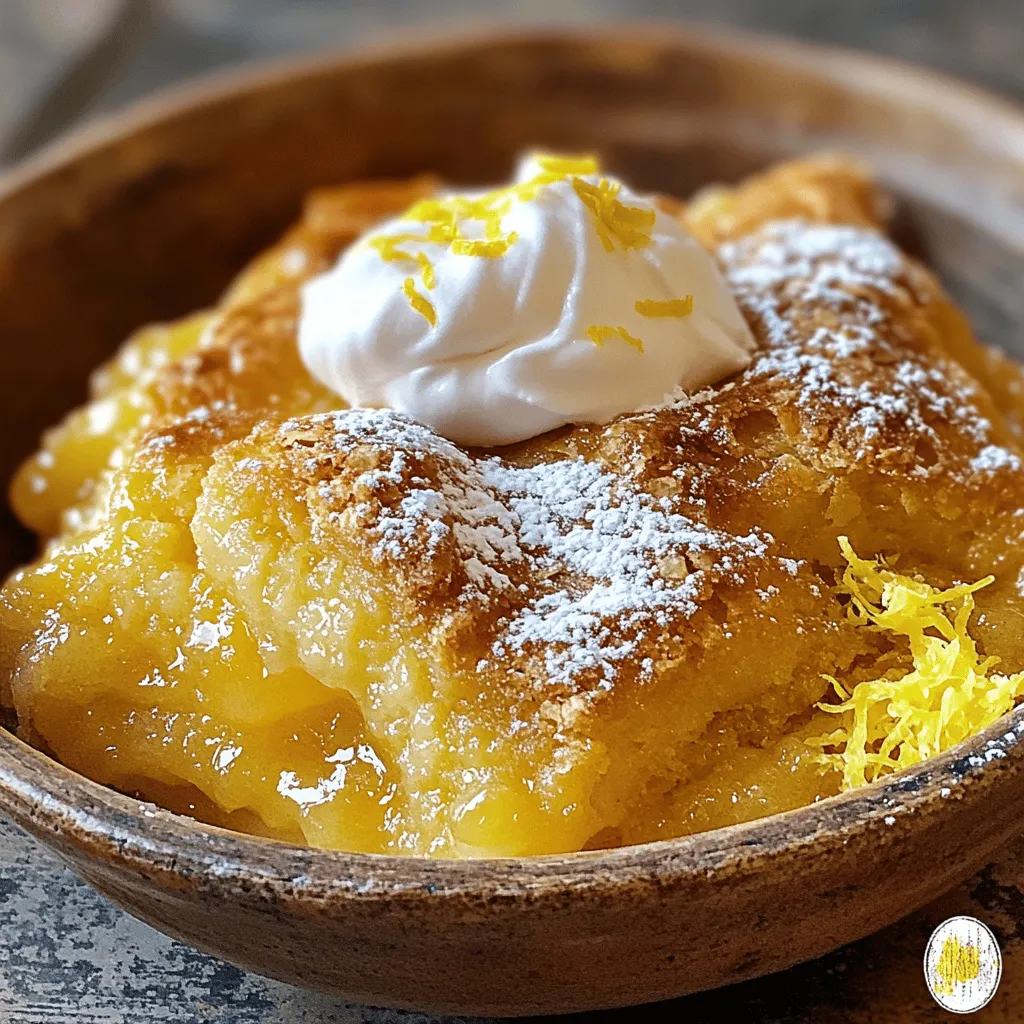 Magic Lemon Cobbler Delightful and Easy Dessert Recipe
