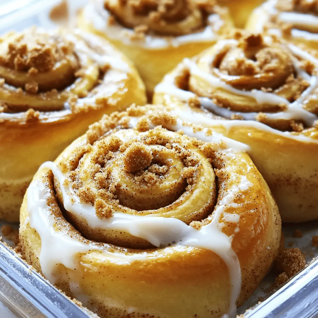 To make Biscoff cookie butter cinnamon rolls, you need a few simple ingredients. Each one plays a key role in creating sweet and fluffy rolls. Here’s the list of what you’ll need: - 4 cups all-purpose flour - 1/4 cup granulated sugar - 1 packet (2 1/4 teaspoons) active dry yeast - 1 teaspoon salt - 1 cup whole milk, warmed - 1/4 cup unsalted butter, melted - 2 large eggs - 1/2 cup Biscoff cookie butter - 1 tablespoon ground cinnamon - 1/2 cup brown sugar, packed - 1/4 cup powdered sugar (for icing) - 1 tablespoon milk (for icing) - Optional: crushed Biscoff cookies for topping These ingredients work together to create rolls that are soft, sweet, and full of flavor. Using Biscoff cookie butter gives them a unique twist that makes them special. This recipe is sure to impress your family and friends. For the full recipe, check out the instructions later in this article. - Combine 2 cups of flour, sugar, yeast, and salt in a large bowl. - Mix in warmed milk, melted butter, and eggs. Stir until combined. - Gradually add remaining flour, one cup at a time. Knead until smooth and elastic. - Roll out the dough into a rectangle, about 12 by 18 inches. - Spread Biscoff cookie butter evenly over the dough. - In a small bowl, mix brown sugar and cinnamon, then sprinkle it over the cookie butter. - Starting from one edge, roll the dough tightly into a log. Slice it into 12 even rolls. - Place the rolls in a greased baking dish and let them rise for 30 minutes. - Preheat your oven to 350°F (175°C). - Bake the rolls for 25 to 30 minutes, or until they are golden brown. Follow the full recipe for precise measurements and additional tips. - Water temperature for yeast activation: Use warm water, around 110°F. This helps the yeast wake up and grow. Too hot can kill it, while too cold won't activate it. - Proper kneading techniques: Knead the dough on a floured surface for about 5 to 7 minutes. Use the heel of your hand to push the dough, then fold it over. This builds gluten, making your rolls soft and fluffy. - Tips for dough rising: Place the dough in a warm spot. Cover it with a cloth to keep it cozy. Let it rise until it doubles in size, which usually takes about an hour. - Best time to drizzle icing: Wait until the rolls cool a bit after baking. This helps the icing stay on top instead of melting away into the rolls. - Options for enhancing flavors: You can add a splash of vanilla extract or a pinch of cinnamon to your icing. This gives it an extra kick that pairs well with the cookie butter. - How to achieve the right icing consistency: Mix the powdered sugar with milk until smooth. Aim for a thick, but pourable texture. If it’s too thick, add a bit more milk. If too thin, add more powdered sugar. With these tips, your Biscoff cookie butter cinnamon rolls will turn out perfect every time! For the complete recipe, check out the full recipe section. {{image_2}} You can make these rolls even more fun. Here are some ideas: - Adding nuts or chocolate chips: Chop up walnuts or pecans, and mix them in. For a sweet twist, sprinkle in some chocolate chips. Both add great texture and flavor. - Experimenting with flavored icing: Try mixing in vanilla or almond extract with the icing. You can also add a little cocoa powder for a chocolate icing. - Seasonal variations: For fall, add pumpkin spice to the filling. In winter, consider a hint of peppermint extract for a festive touch. These rolls shine at any meal. Here are some serving tips: - Pairing with coffee or tea: These rolls taste great with a warm cup of coffee or a nice herbal tea. The sweet and spicy flavors complement each other perfectly. - Ideal occasions for serving: Serve them at brunch, holiday gatherings, or cozy family breakfasts. They also make great gifts for friends. - Creative plating ideas: For a fancy touch, stack the rolls in a tiered stand. You can also drizzle icing over the top and add a sprinkle of crushed Biscoff cookies for decoration. By exploring these variations and serving ideas, you can enjoy Biscoff cookie butter cinnamon rolls in new and exciting ways! For the full recipe, check out the details above. To store leftover Biscoff cookie butter cinnamon rolls, let them cool first. Place them in an airtight container. This keeps the rolls fresh and soft. You can keep them at room temperature for up to two days. If you want them to last longer, store them in the fridge. Just make sure to wrap them in plastic wrap first. For long-term storage, freezing is your best bet. After the rolls cool, wrap each one in plastic wrap. Then, place them in a freezer bag or a container. They can stay frozen for up to three months. When you want to enjoy them, simply take out a roll and let it thaw in the fridge overnight. To reheat, preheat your oven to 350°F (175°C). Unwrap the rolls and place them on a baking sheet. Heat for about 10-15 minutes. This warms them up and makes them soft again. Enjoy your delightful treat! For the complete recipe, refer to the Full Recipe. To make Biscoff cookie butter at home, you need just a few simple steps. Start with crushed Biscoff cookies. Blend them in a food processor until they become a fine powder. Then, add a bit of vegetable oil and a pinch of salt. Blend again until it turns into a creamy spread. You can adjust the oil for your desired texture. This homemade version tastes just as good as the store-bought kind! Yes, you can swap out the butter! If you want a lighter option, use coconut oil. It gives a nice flavor too. For a dairy-free choice, try using margarine or vegan butter. Each option will change the taste slightly, but they all work well in the recipe. Just remember to melt it if it’s solid before mixing. Absolutely! These cinnamon rolls freeze nicely. After baking, let them cool completely. Then, wrap them tightly in plastic wrap or foil. Place them in an airtight container or freezer bag. They can last up to three months in the freezer. When you’re ready to enjoy them, just thaw and reheat! The best way to reheat cinnamon rolls is in the oven. Preheat your oven to 350°F (175°C). Place the rolls on a baking sheet and cover them with foil. Heat for about 10-15 minutes until warm. You can also microwave them for a quick fix. Just heat for 15-20 seconds. Be careful not to overheat, or they may become tough. To make vegan Biscoff cookie butter cinnamon rolls, use plant-based ingredients. Replace dairy milk with almond, soy, or oat milk. Instead of eggs, use flaxseed or chia egg. For the butter, opt for vegan butter or coconut oil. The rolls will still be soft and delicious despite these swaps! Here are some common mistakes to watch for: - Using cold ingredients: Always use warm milk and melted butter. - Not kneading enough: Knead until the dough is smooth and elastic. - Skipping the rise: Allow the dough to rise properly for fluffiness. - Cutting uneven rolls: Make sure to slice evenly for even baking. - Not checking the oven temperature: Use an oven thermometer for accuracy. These tips will help you create the best cinnamon rolls ever! For the complete recipe, you can check the Full Recipe section above. This blog post shared how to make delicious Biscoff cinnamon rolls. You learned the right ingredients, from flour to Biscoff cookie butter. I guided you through dough prep, shaping rolls, and baking them to golden perfection. Tips and tricks helped ensure your rolls turn out great every time. Plus, you saw fun variations, serving ideas, and storage methods. Now, it’s time to enjoy your sweet creation! You have all the tools to impress anyone with these rolls. Happy baking!