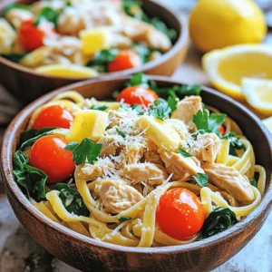 - 400g linguine pasta - 2 boneless, skinless chicken breasts, diced - 4 tablespoons cowboy butter - 4 cloves garlic, minced - 1 teaspoon smoked paprika - ½ teaspoon cayenne pepper - 1 cup cherry tomatoes, halved - 1 cup baby spinach - 1 tablespoon lemon juice - Salt and black pepper to taste - Fresh parsley, chopped - Grated Parmesan cheese To make Cowboy Butter Chicken Linguine, you need some key items. First, choose a good pasta. Linguine is flat and cooks well, making it perfect for this dish. You also need chicken for protein. Boneless, skinless breasts work best because they cook quickly. The star of the show is cowboy butter. It adds rich flavor and depth. To make the cowboy butter, mix softened butter with garlic powder and fresh herbs. This blend makes any dish taste amazing. Fresh vegetables make this meal tasty, too. Cherry tomatoes add sweetness, while baby spinach adds color and nutrients. The seasoning is simple yet effective. Smoked paprika gives a warm flavor, and cayenne pepper adds a mild kick. Use salt and pepper to adjust the taste. - Large pot - Skillet - Mixing bowls - Measuring cups and spoons You will need a few cooking tools for this recipe. A large pot helps you cook the pasta evenly. A skillet is needed for sautéing the chicken and veggies. Mixing bowls help you combine ingredients easily. Measuring cups and spoons ensure you get the right amounts for each item. Follow the Full Recipe for a step-by-step guide to making this delicious dish. Enjoy cooking! To start, boil a large pot of water. Add a pinch of salt to the water. Once it boils, add 400g of linguine pasta. Cook it according to the package instructions until it's al dente. This usually takes about 8-10 minutes. After cooking, reserve ½ cup of the pasta water. Then, drain the pasta and set it aside. Now, let's make the cowboy butter. You need 4 tablespoons of softened butter. In a small bowl, combine this butter with 1 teaspoon of garlic powder and 1 teaspoon of chopped herbs like parsley and chives. Add a pinch of salt for extra flavor. Mix all the ingredients well. This cowboy butter will add great taste to your dish. Next, heat a large skillet over medium heat. Add 2 tablespoons of the cowboy butter to the skillet and let it melt. Once melted, add 2 diced chicken breasts. Season your chicken with salt, black pepper, 1 teaspoon of smoked paprika, and ½ teaspoon of cayenne pepper. Stir the chicken often for about 5-7 minutes until it's golden brown and cooked through. Remove the chicken from the skillet and set it aside. In the same skillet, add the rest of the cowboy butter. Then, toss in 4 minced garlic cloves and sauté them for about 1 minute. The smell will be amazing! Next, add 1 cup of halved cherry tomatoes. Cook them for 2-3 minutes until they soften. Finally, add 1 cup of baby spinach and stir until it wilts. Now it's time to mix everything together. Return the cooked chicken to the skillet with the vegetables. Toss everything for about 2 minutes. If the mixture looks dry, add some of the reserved pasta water to make it saucy. Then, add the linguine to the skillet and drizzle with 1 tablespoon of lemon juice. Mix it all together. Adjust the seasoning with salt and pepper. For serving, plate the linguine in rustic bowls. Top with chopped parsley and grated Parmesan cheese for a nice finish. You can also add lemon wedges for extra zest. Enjoy your cowboy butter chicken linguine! For the full recipe, check the detailed instructions above. To make Cowboy Butter Chicken Linguine truly shine, adjust the spices to fit your taste. If you love heat, add more cayenne pepper. For a milder dish, cut back. Fresh herbs bring a vibrant taste compared to dried ones. Use fresh parsley and chives for the best flavor. They make a big difference in your sauce. Avoid overcooking the chicken. Cook it on medium heat for about 5 to 7 minutes. Stir often to ensure even cooking. You'll know it's done when the chicken is golden brown and no longer pink inside. This keeps it juicy and tender. Timing is key when cooking pasta. Follow the package instructions to get it just right. Test the pasta a minute or two before the time is up. Take a piece and bite into it. It should feel firm yet tender. This texture keeps the pasta from becoming mushy when mixed with the sauce. For the full recipe, check out the Cowboy Butter Chicken Linguine section. {{image_2}} For a vegetarian twist, swap out the chicken for hearty ingredients like: - 1 can of chickpeas, drained and rinsed - 1 cup of diced bell peppers - 1 cup of mushrooms, sliced These veggies add great texture and flavor. You can also include: - Zucchini, cut into small cubes - Broccoli florets for a green boost If you need a gluten-free meal, choose pasta made from: - Brown rice - Quinoa - Chickpeas These options give you a similar taste and texture. To adjust the sauce consistency, add more reserved pasta water as needed. This keeps your dish creamy and delicious. Want to change it up? You can add other proteins like: - Sliced steak or pork for a meaty bite - Shrimp for a seafood flair - Smoked sausage for a smoky taste These alternatives will enhance the dish’s flavor profile. They all pair well with the cowboy butter, making each bite special. To keep your Cowboy Butter Chicken Linguine fresh, use an airtight container. This helps the dish stay tasty and safe. Store it in your fridge for up to three days. If you want to keep it longer, you can freeze it. Just remember to use freezer-safe containers. Frozen, it can last up to three months. When you want to enjoy leftovers, you can use the microwave or the stovetop. If using the microwave, heat in short bursts. Stir after each burst to warm it evenly. If you prefer the stovetop, use a skillet over low heat. Add a splash of water or broth. This helps keep the pasta moist. Always stir gently to avoid drying out the noodles. For the full recipe, check out the Cowboy Butter Chicken Linguine details. Cowboy butter is a tasty compound butter. It combines butter with herbs and spices. This mix adds rich flavor to many dishes. You can make it at home easily. Just mix softened butter, garlic powder, fresh herbs, and a pinch of salt. That's your cowboy butter! Yes, you can make this recipe ahead of time. Cook the chicken and pasta but leave the veggies out. Store the chicken and pasta in the fridge. When you’re ready to eat, just sauté the veggies and combine everything. Reheat on the stove for best results. I love serving this dish with a simple salad. A fresh garden salad pairs nicely. You can also serve it with crusty bread. Garlic bread is a great choice too! It soaks up the buttery sauce and adds extra flavor. Enjoy your meal! This article covers how to prepare a delicious Cowboy Butter Chicken Linguine. We explored key ingredients like linguine, chicken, and fresh veggies. You learned about essential tools, step-by-step cooking methods, and tips to enhance your dish. Whether you prefer vegetarian or gluten-free options, variations suit all tastes. Lastly, we discussed storage tips and answered common questions. With these insights, you can create a tasty meal enjoyed by everyone. Get cooking and enjoy!