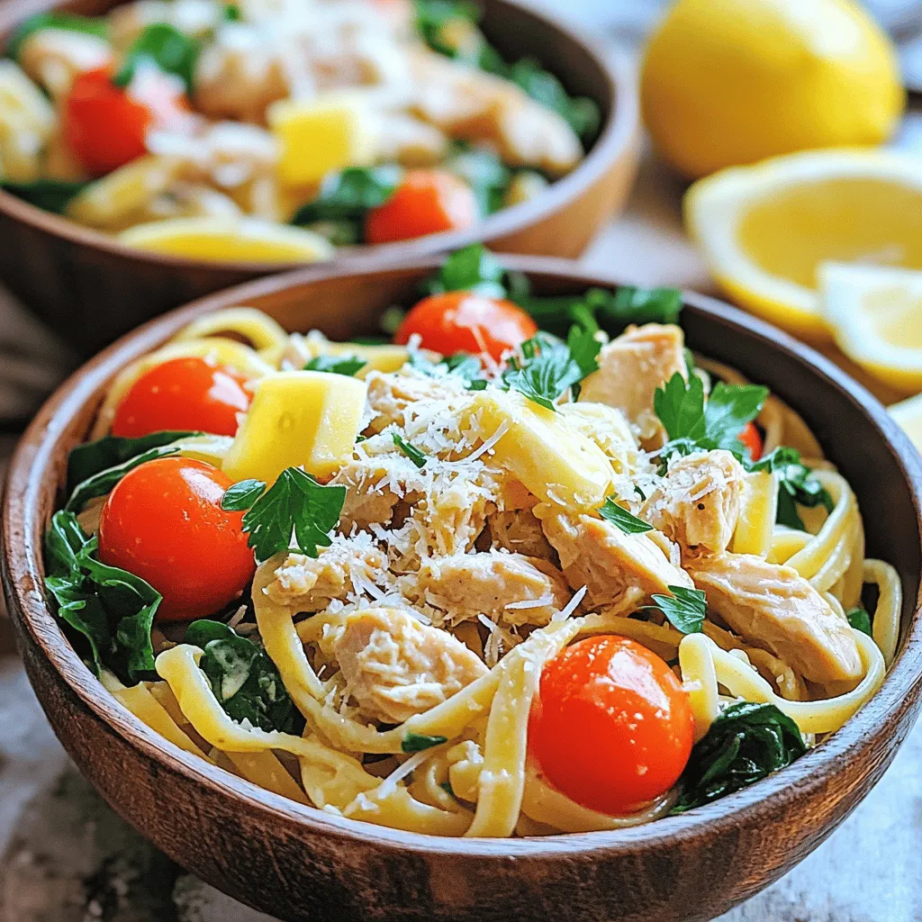 - 400g linguine pasta - 2 boneless, skinless chicken breasts, diced - 4 tablespoons cowboy butter - 4 cloves garlic, minced - 1 teaspoon smoked paprika - ½ teaspoon cayenne pepper - 1 cup cherry tomatoes, halved - 1 cup baby spinach - 1 tablespoon lemon juice - Salt and black pepper to taste - Fresh parsley, chopped - Grated Parmesan cheese To make Cowboy Butter Chicken Linguine, you need some key items. First, choose a good pasta. Linguine is flat and cooks well, making it perfect for this dish. You also need chicken for protein. Boneless, skinless breasts work best because they cook quickly. The star of the show is cowboy butter. It adds rich flavor and depth. To make the cowboy butter, mix softened butter with garlic powder and fresh herbs. This blend makes any dish taste amazing. Fresh vegetables make this meal tasty, too. Cherry tomatoes add sweetness, while baby spinach adds color and nutrients. The seasoning is simple yet effective. Smoked paprika gives a warm flavor, and cayenne pepper adds a mild kick. Use salt and pepper to adjust the taste. - Large pot - Skillet - Mixing bowls - Measuring cups and spoons You will need a few cooking tools for this recipe. A large pot helps you cook the pasta evenly. A skillet is needed for sautéing the chicken and veggies. Mixing bowls help you combine ingredients easily. Measuring cups and spoons ensure you get the right amounts for each item. Follow the Full Recipe for a step-by-step guide to making this delicious dish. Enjoy cooking! To start, boil a large pot of water. Add a pinch of salt to the water. Once it boils, add 400g of linguine pasta. Cook it according to the package instructions until it's al dente. This usually takes about 8-10 minutes. After cooking, reserve ½ cup of the pasta water. Then, drain the pasta and set it aside. Now, let's make the cowboy butter. You need 4 tablespoons of softened butter. In a small bowl, combine this butter with 1 teaspoon of garlic powder and 1 teaspoon of chopped herbs like parsley and chives. Add a pinch of salt for extra flavor. Mix all the ingredients well. This cowboy butter will add great taste to your dish. Next, heat a large skillet over medium heat. Add 2 tablespoons of the cowboy butter to the skillet and let it melt. Once melted, add 2 diced chicken breasts. Season your chicken with salt, black pepper, 1 teaspoon of smoked paprika, and ½ teaspoon of cayenne pepper. Stir the chicken often for about 5-7 minutes until it's golden brown and cooked through. Remove the chicken from the skillet and set it aside. In the same skillet, add the rest of the cowboy butter. Then, toss in 4 minced garlic cloves and sauté them for about 1 minute. The smell will be amazing! Next, add 1 cup of halved cherry tomatoes. Cook them for 2-3 minutes until they soften. Finally, add 1 cup of baby spinach and stir until it wilts. Now it's time to mix everything together. Return the cooked chicken to the skillet with the vegetables. Toss everything for about 2 minutes. If the mixture looks dry, add some of the reserved pasta water to make it saucy. Then, add the linguine to the skillet and drizzle with 1 tablespoon of lemon juice. Mix it all together. Adjust the seasoning with salt and pepper. For serving, plate the linguine in rustic bowls. Top with chopped parsley and grated Parmesan cheese for a nice finish. You can also add lemon wedges for extra zest. Enjoy your cowboy butter chicken linguine! For the full recipe, check the detailed instructions above. To make Cowboy Butter Chicken Linguine truly shine, adjust the spices to fit your taste. If you love heat, add more cayenne pepper. For a milder dish, cut back. Fresh herbs bring a vibrant taste compared to dried ones. Use fresh parsley and chives for the best flavor. They make a big difference in your sauce. Avoid overcooking the chicken. Cook it on medium heat for about 5 to 7 minutes. Stir often to ensure even cooking. You'll know it's done when the chicken is golden brown and no longer pink inside. This keeps it juicy and tender. Timing is key when cooking pasta. Follow the package instructions to get it just right. Test the pasta a minute or two before the time is up. Take a piece and bite into it. It should feel firm yet tender. This texture keeps the pasta from becoming mushy when mixed with the sauce. For the full recipe, check out the Cowboy Butter Chicken Linguine section. {{image_2}} For a vegetarian twist, swap out the chicken for hearty ingredients like: - 1 can of chickpeas, drained and rinsed - 1 cup of diced bell peppers - 1 cup of mushrooms, sliced These veggies add great texture and flavor. You can also include: - Zucchini, cut into small cubes - Broccoli florets for a green boost If you need a gluten-free meal, choose pasta made from: - Brown rice - Quinoa - Chickpeas These options give you a similar taste and texture. To adjust the sauce consistency, add more reserved pasta water as needed. This keeps your dish creamy and delicious. Want to change it up? You can add other proteins like: - Sliced steak or pork for a meaty bite - Shrimp for a seafood flair - Smoked sausage for a smoky taste These alternatives will enhance the dish’s flavor profile. They all pair well with the cowboy butter, making each bite special. To keep your Cowboy Butter Chicken Linguine fresh, use an airtight container. This helps the dish stay tasty and safe. Store it in your fridge for up to three days. If you want to keep it longer, you can freeze it. Just remember to use freezer-safe containers. Frozen, it can last up to three months. When you want to enjoy leftovers, you can use the microwave or the stovetop. If using the microwave, heat in short bursts. Stir after each burst to warm it evenly. If you prefer the stovetop, use a skillet over low heat. Add a splash of water or broth. This helps keep the pasta moist. Always stir gently to avoid drying out the noodles. For the full recipe, check out the Cowboy Butter Chicken Linguine details. Cowboy butter is a tasty compound butter. It combines butter with herbs and spices. This mix adds rich flavor to many dishes. You can make it at home easily. Just mix softened butter, garlic powder, fresh herbs, and a pinch of salt. That's your cowboy butter! Yes, you can make this recipe ahead of time. Cook the chicken and pasta but leave the veggies out. Store the chicken and pasta in the fridge. When you’re ready to eat, just sauté the veggies and combine everything. Reheat on the stove for best results. I love serving this dish with a simple salad. A fresh garden salad pairs nicely. You can also serve it with crusty bread. Garlic bread is a great choice too! It soaks up the buttery sauce and adds extra flavor. Enjoy your meal! This article covers how to prepare a delicious Cowboy Butter Chicken Linguine. We explored key ingredients like linguine, chicken, and fresh veggies. You learned about essential tools, step-by-step cooking methods, and tips to enhance your dish. Whether you prefer vegetarian or gluten-free options, variations suit all tastes. Lastly, we discussed storage tips and answered common questions. With these insights, you can create a tasty meal enjoyed by everyone. Get cooking and enjoy!