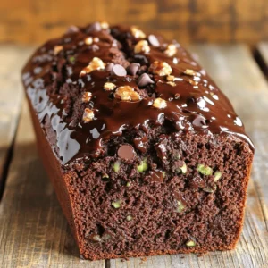 - 1 ½ cups finely grated zucchini - 1 cup all-purpose flour - ½ cup unsweetened cocoa powder You start with zucchini. Grate it finely. This gives moisture and flavor. Use about one medium zucchini. The flour helps hold it all together. Cocoa powder gives a rich, deep chocolate taste. - 1 teaspoon baking soda - ½ teaspoon baking powder - ½ teaspoon salt Baking soda and baking powder make the bread rise. Salt brings out all the flavors. These three ingredients are key for a good texture. - ½ cup granulated sugar - ½ cup brown sugar, packed - ⅓ cup vegetable oil Granulated sugar adds sweetness. Brown sugar brings a hint of caramel flavor. Oil keeps the bread moist and soft. These sweeteners help balance the cocoa taste. This recipe uses simple ingredients. You can find most in your pantry. For the full details, check the Full Recipe. - Preheat your oven to 350°F (175°C). - Prepare the loaf pan by greasing it or lining it with parchment paper. To start, preheating your oven is key. It ensures your bread bakes evenly. Next, grease a 9x5 inch loaf pan. If you use parchment paper, it makes removing the bread easy. - Combine grated zucchini with salt. - Whisk together dry ingredients. In a bowl, mix the grated zucchini with salt. Let it sit for about 10 minutes. This step removes excess moisture. After that, squeeze out the liquid using a clean towel. In another bowl, whisk together the flour, cocoa powder, baking soda, baking powder, and salt until well mixed. This creates a good base for your bread. - Blend sugars with eggs and oil. - Stir in dry ingredients and fold in zucchini and chocolate chips. In a separate bowl, blend granulated sugar, brown sugar, eggs, vegetable oil, and vanilla extract. Mix until smooth and creamy. Slowly add the dry ingredients to this wet mixture. Stir until just combined. Avoid overmixing, as this can make the bread tough. Lastly, fold in the grated zucchini, chocolate chips, and walnuts if you want. This gives your bread a delightful texture and flavor. For the full recipe, refer to the details provided earlier. Enjoy your cooking! Do not overmix your batter. This is key for a soft bread. When you mix too much, you activate the gluten. This can make your bread tough. Stir until just combined for the best results. Bake your chocolate zucchini bread for 50 to 60 minutes. Check for doneness with a toothpick. It should come out clean or with a few moist crumbs. To get rid of excess moisture, squeeze the grated zucchini. After letting it sit with salt for 10 minutes, use a clean towel. Wrap the zucchini and press firmly. This step keeps your bread from being soggy. When choosing zucchini, look for medium-sized ones. They should feel firm and smooth. Smaller zucchinis may have better flavor. Avoid zucchinis with soft spots or wrinkles. You can add spices to boost the taste. A dash of cinnamon or nutmeg works well. You might also try adding a splash of coffee for depth. Other mix-ins can include nuts or dried fruit. This gives your chocolate zucchini bread a fun twist. For the full recipe, you can find it in the previous section. {{image_2}} You can make this chocolate zucchini bread gluten-free with a few simple swaps. Use almond flour or coconut flour instead of all-purpose flour. These flours add a unique flavor and texture. If you use coconut flour, you might need less liquid. Bake for the same time, but check for doneness a bit earlier. To make this recipe vegan, replace the eggs with flax eggs. Mix 1 tablespoon of ground flaxseed with 2.5 tablespoons of water for each egg. Let it sit to thicken. For chocolate, choose dairy-free chocolate chips. Brands like Enjoy Life make great options. You can enhance the flavor of your bread easily. Add a teaspoon of cinnamon or nutmeg for warmth. These spices blend well with chocolate. You can also use dark chocolate or white chocolate chips. Each type gives a different taste and feel to your bread. For a fun twist, try adding orange zest for a bright note. For the full recipe, check the guide above. To keep your chocolate zucchini bread fresh, store it at room temperature. Wrap it in plastic wrap or place it in an airtight container. This method helps maintain its soft texture. It stays fresh for about 3 to 4 days. After that, it may lose its taste and moisture. Freezing is a great option if you have extra bread. First, let the bread cool completely. Then, wrap it tightly in plastic wrap, followed by aluminum foil. This keeps out air and moisture. You can freeze it for up to 3 months. To defrost, place the bread in the fridge overnight or leave it at room temperature for a few hours. To enjoy your bread warm, reheating is key. The best method is to use the oven. Preheat it to 350°F (175°C). Place the bread in the oven for about 10-15 minutes. This keeps the bread moist and makes it taste fresh. You can also microwave individual slices for about 15-20 seconds, but this might make it a bit dry. Yes, you can use frozen zucchini in this recipe. To do this, you need to thaw it first. Place the zucchini in the fridge overnight or use the microwave for quick thawing. Once it’s thawed, drain any liquid. Squeeze the zucchini with a clean towel to remove more moisture. This helps your bread stay fluffy and not too wet. To check if your bread is done, look for a few signs. The top should look set and not wet. You can also do the toothpick test. Insert a toothpick into the center of the bread. If it comes out clean or with a few moist crumbs, it’s done. If it's wet with batter, bake for a few more minutes. You can definitely add nuts or other mix-ins to your chocolate zucchini bread. Chopped walnuts or pecans add a nice crunch. You can also try adding chocolate chips or dried fruits for extra flavor. Just remember to mix them in gently so they spread evenly throughout the batter. This blog post explored how to make a delicious zucchini bread. You learned about the key ingredients, the step-by-step instructions, and helpful tips. We also covered variations to suit your needs, like gluten-free and vegan options. Remember, not overmixing keeps your bread light. Proper storage ensures freshness for days. Now, you can bake with confidence and enjoy this tasty treat. Get creative with flavors and mix-ins to make the recipe your own! Happy baking!