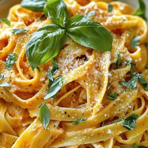 For a great Creamy Basil Tomato Pasta, you need some key items: - 12 oz pasta of your choice (fettuccine or penne works well) - 1 tablespoon olive oil - 3 cloves garlic, minced - 1 can (14 oz) crushed tomatoes - 1 cup heavy cream - 1/2 cup grated Parmesan cheese - 1/2 cup fresh basil leaves, chopped (plus extra for garnish) - Salt and pepper to taste These ingredients come together to create a rich, creamy sauce that clings to your pasta perfectly. I love using fettuccine for its wide shape, but penne also holds the sauce well. You can make this dish your own by adding some optional ingredients: - Red pepper flakes for heat - Extra basil for garnish - More Parmesan cheese for flavor If you like a little spice, red pepper flakes add a nice kick. Extra basil and Parmesan on top make the dish look and taste even better. For the full recipe, check out the [Full Recipe]. Start by boiling water in a large pot. Use enough water to cover the pasta. Add a pinch of salt to the water for flavor. Once the water reaches a rolling boil, add 12 oz of pasta. Cook according to the package instructions. This usually takes about 8 to 12 minutes, depending on the type of pasta. After cooking, reserve 1/2 cup of pasta water before draining. This water is starchy and helps the sauce stick to the pasta. Drain the pasta and set it aside. Next, grab a large skillet and heat 1 tablespoon of olive oil over medium heat. Add 3 cloves of minced garlic. Sauté for about 1 minute until it smells great, but don’t let it burn! Now, pour in 1 can of crushed tomatoes. Bring the mixture to a simmer and let it cook for about 5 minutes. This thickens the sauce a bit. Lower the heat, then add 1 cup of heavy cream. Stir until the sauce is smooth. Add 1/2 cup of grated Parmesan cheese next. Mix until it melts into the sauce. Finally, toss in 1/2 cup of chopped fresh basil. Season with salt and pepper to taste. If you like heat, sprinkle in some red pepper flakes. Now, it’s time to combine everything. Toss the cooked pasta into the skillet with the sauce. Mix well so the pasta is coated. If the sauce is too thick, add a splash of the reserved pasta water. This will help you reach the desired consistency. Stir until the pasta looks creamy and delicious. Serve immediately, and feel free to garnish with extra basil and a sprinkle of Parmesan on top. Enjoy your meal! For the full recipe, refer to the earlier section. To make your creamy basil tomato pasta shine, start with fresh basil. Look for vibrant green leaves without brown spots. Fresh basil has a sweet, peppery taste that makes this dish pop. You can also try using Thai basil for a unique twist. For extra flavor, consider adding: - A pinch of sugar to balance acidity. - Italian seasoning for a herby boost. - Lemon zest for brightness. - A dash of balsamic vinegar for depth. Avoid overcooking your pasta. Cook it just until it’s al dente. This means the pasta should be firm but not hard. Taste it a minute before the package time ends. To keep your sauce from burning, stir it often. Lower the heat if it starts bubbling too much. Add a splash of pasta water if it gets too thick. This keeps it creamy and helps the sauce stick to the pasta nicely. {{image_2}} You can add protein to your Creamy Basil Tomato Pasta easily. If you like chicken, try diced, cooked chicken. It adds flavor and makes the dish more filling. Just cook the chicken in the skillet before adding garlic. Shrimp is another great option. Sauté shrimp until pink, then mix with the sauce. For a vegetarian twist, use tofu or chickpeas. Tofu absorbs flavors well. Cube it and pan-fry until golden. Chickpeas add a nice texture. Just drain and rinse them, then stir into the sauce. Both choices make this pasta dish hearty. Adding veggies boosts the nutrition of your dish. Spinach is perfect for this pasta. It wilts quickly, so add it just before serving. Bell peppers add color and sweetness. Slice them thin and sauté with garlic. Feel free to get creative with seasonal vegetables. Zucchini, cherry tomatoes, or peas work well too. Just chop them up and toss them into the sauce. This adds flavor and makes your meal more vibrant. You can mix and match to suit your taste. For more ideas, check the Full Recipe for details! To store your creamy basil tomato pasta, first let it cool. Place it in an airtight container. This prevents the pasta from drying out. Make sure to store it in the fridge. It will stay fresh for about 3 to 5 days. If you need to keep it longer, consider freezing it. When reheating pasta, keep it moist. You can use a microwave or stovetop. For the microwave, place pasta in a bowl with a splash of water. Cover it loosely, then heat for 1 to 2 minutes. Stir halfway to ensure even heating. On the stovetop, add pasta to a pan with a bit of water or sauce. Heat on low, stirring gently. This way, you keep the creamy texture. Avoid high heat to prevent drying out the sauce. Enjoy your leftovers just like the first time! To make this dish vegan, you can swap out the heavy cream and cheese. Use coconut cream or cashew cream in place of heavy cream. For a cheese substitute, try nutritional yeast or a vegan Parmesan style cheese. These swaps keep the dish creamy and tasty without dairy. Yes, you can freeze this pasta. To do this, cool the dish completely. Place it in an airtight container or freezer bag. It can stay in the freezer for up to three months. When ready to eat, thaw it in the fridge overnight. Reheat it gently on the stove, adding a splash of water to restore creaminess. A light red wine like Pinot Noir works well with the creamy sauce. It won’t overpower the flavors. If you prefer white wine, choose a Sauvignon Blanc. Its crispness matches the freshness of the basil and tomatoes. Enjoy your meal with a glass that complements your dish. For the full recipe, check the recipe section. This post covered how to make Creamy Basil Tomato Pasta from scratch. You learned about key ingredients, cooking steps, and tips. I shared ways to enhance flavor and offered protein and vegetable options for variety. Storing and reheating tips help you enjoy leftovers. Incorporating these ideas will make your pasta dish shine. Get creative with flavors and enjoy every bite. Happy cooking!