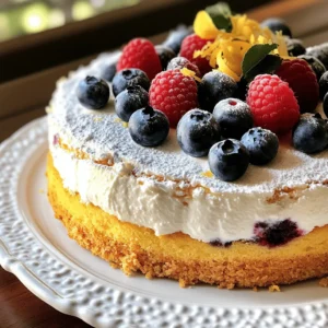 - 1 cup unsweetened Greek yogurt - 1/2 cup almond flour - 1/4 cup coconut flour - 1/2 cup erythritol or preferred keto sweetener - 3 large eggs - 1 teaspoon baking powder - 1/2 teaspoon baking soda - 1 teaspoon vanilla extract - Zest of 1 lemon - Pinch of salt - Optional toppings: 1/4 cup fresh blueberries or raspberries This cake is simple to make and uses basic ingredients. The Greek yogurt keeps the cake moist while adding protein. Almond flour and coconut flour are great low-carb options. Erythritol is a popular choice for a keto sweetener. It helps keep the cake sweet without the carbs. You can add fresh berries on top or mix them in for fun flavor. The lemon zest brightens the cake and adds a nice touch. Each ingredient plays a role, making this cake not just low-carb, but also tasty and satisfying. - Calories per serving: Approximately 120 - Carbohydrates: 5 grams - Fiber: 2 grams - Protein: 5 grams - Fat: 8 grams This cake fits well into a keto diet. It has low carbs, high protein, and healthy fats. With the right balance, you can enjoy dessert without guilt. The nutritional facts may vary based on your choices of sweeteners and toppings. Check the [Full Recipe] for more specifics. - Preheat your oven to 350°F (175°C). Grease a 9-inch round cake pan with coconut oil or line it with parchment paper. - In a large bowl, mix 1 cup of Greek yogurt, 1/2 cup of erythritol, and 3 large eggs. Whisk until smooth. - Add 1 teaspoon of baking powder, 1/2 teaspoon of baking soda, 1 teaspoon of vanilla extract, and the zest of 1 lemon to the wet mix. Stir until well combined. - Gradually add 1/2 cup of almond flour and 1/4 cup of coconut flour. Mix gently to avoid overmixing. If you want, fold in 1/4 cup of fresh blueberries or raspberries. - Pour the batter into your prepared pan. Smooth the top with a spatula. - Bake for 25-30 minutes. Use a toothpick to check if it’s done; it should come out clean. - Let the cake cool in the pan for 10 minutes. Then, move it to a wire rack to cool completely. You can find the full recipe linked above for more details. Enjoy your baking! - Overmixing the batter: Mixing too much leads to a tough cake. Fold the ingredients gently. - Incorrect oven temperature: Check your oven with a thermometer. A wrong temp can ruin the cake. - Importance of ingredient temperature: Use room temperature ingredients. Cold ingredients can lead to uneven baking. - Use of fresh versus frozen berries: Fresh berries hold their shape better. Frozen berries may make the cake soggy. - Garnishing ideas with fresh fruits and powders: Top the cake with fresh berries and a dusting of powdered erythritol. This adds color and flavor. - Pairing with keto-friendly toppings: Consider whipped cream or a dollop of Greek yogurt. These toppings keep it keto and add creaminess. For the complete recipe, check out the Full Recipe section. {{image_2}} You can easily boost the taste of your keto yogurt cake. Adding spices like cinnamon or nutmeg gives it warmth. You can also change the yogurt flavor. Try vanilla, lemon, or berry for a fresh twist. Each option changes the cake's charm and keeps it exciting. Keto-friendly sweeteners are a must for this cake. Erythritol works well, but you have options. Others like stevia or monk fruit can also fit in. Adjust the sweetness to match your taste. If you like it sweeter, add more sweetener. If you prefer less, cut back a bit. Ensure all your ingredients are gluten-free for a safe treat. Check that your flours and sweeteners meet this need. You can substitute almond or coconut flour with other gluten-free flours. Options like oat flour or a gluten-free blend can work. Each choice may slightly change the cake's texture, but it will still be delicious. To keep your keto yogurt cake fresh, use airtight containers. Glass or plastic containers work well. Make sure the cake is cool before storing. It stays good in the fridge for about five days. You can also freeze it for longer storage. Wrap slices in plastic wrap, then place them in a freezer bag. This way, the cake can last up to three months. For the best taste, reheat your cake in the oven. Preheat the oven to 300°F (150°C) and place the cake on a baking sheet. Heat it for about 10-15 minutes. This keeps it moist and yummy. You can also use a microwave, but be careful. Heat it in short bursts of 10 seconds. Check often to avoid drying it out. Enjoy your delicious cake warm! This cake is keto-friendly due to its low-carb ingredients. Here’s what we use: - Unsweetened Greek yogurt: This yogurt is low in carbs and high in protein. - Almond flour: This flour contains fewer carbs than regular flour. - Coconut flour: A great low-carb alternative that adds fiber. - Erythritol: This sweetener has zero carbs and does not spike blood sugar. Using these ingredients, you can enjoy a tasty dessert while staying on a keto diet. Yes, you can swap the yogurt. Here are some options: - Regular yogurt: It will add some carbs but can still work. - Skyr: This is thicker and higher in protein. - Plant-based yogurt: Use almond or coconut yogurt for a dairy-free option. Each change can affect the flavor and texture, so choose what you like best. Absolutely! To make this cake dairy-free, consider these swaps: - Dairy-free yogurt: Use coconut or almond yogurt. - Egg replacements: Use flaxseed meal or chia seeds mixed with water. - Coconut oil: Instead of butter, use coconut oil to grease the pan. These changes keep the cake tasty without dairy. To make a moist cake, try these tips: - Add more yogurt: A little extra yogurt can enhance moisture. - Include applesauce: This adds moisture without many carbs. - Don’t overbake: Keep an eye on your cake; remove it when a toothpick comes out clean. Following these steps helps ensure your cake is soft and moist. For the full recipe, check out [Full Recipe]. This blog post covered a delicious keto-friendly cake recipe. You learned about key ingredients, preparation steps, and tips for great texture. I shared variations and storage info to keep your cake fresh. Remember, avoiding common mistakes helps achieve the best results. Simple swaps can also suit your taste. By following these steps, you can enjoy a tasty treat while sticking to your dietary goals. Happy baking!