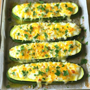 To make Cheesy Garlic Zucchini Steaks, you need fresh ingredients. Here’s what you’ll need: - 2 large zucchinis - 1 cup shredded mozzarella cheese - 1/2 cup grated Parmesan cheese - 4 cloves garlic, minced - 2 tablespoons olive oil - 1 teaspoon Italian seasoning - Salt and pepper to taste - Fresh parsley, chopped (for garnish) These main ingredients create a tasty base for this dish. The zucchini acts as a delicious canvas for the cheese and garlic. You can make this dish even better with a few add-ins. Consider: - Fresh herbs like basil or thyme for extra flavor. - Red pepper flakes if you want a bit of heat. These options can help you personalize the dish to fit your taste. If you prefer different options, there are great substitutes. Try these: - Use vegan cheese options if you're avoiding dairy. - Other vegetables like eggplant or bell peppers can also work for grilling. These alternatives keep the recipe flexible. You can enjoy it no matter your dietary needs. For the full recipe, check the provided link. First, preheat your oven to 400°F (200°C). This makes sure your zucchini cooks evenly. Line a baking sheet with parchment paper to prevent sticking. Next, wash the zucchinis under cold water. Slice the zucchinis lengthwise into thick steaks, about 1-inch thick. This thickness helps keep them firm while baking. In a small bowl, combine 4 cloves of minced garlic, 2 tablespoons of olive oil, 1 teaspoon of Italian seasoning, salt, and pepper. Mix these ingredients well to blend the flavors. Now, brush both sides of each zucchini steak with this garlic olive oil mixture. Make sure they’re well-coated for the best flavor. Arrange your zucchini steaks on the prepared baking sheet. Bake them in the preheated oven for about 15 minutes, or until they start to soften. After this, take the baking sheet out and sprinkle 1 cup of mozzarella cheese and 1/2 cup of grated Parmesan cheese over each zucchini steak. Return the baking sheet to the oven and bake for another 10 minutes. This will melt the cheese and make it bubbly. If you want a golden finish, broil for an extra 2-3 minutes, but watch closely to avoid burning. Enjoy this delicious dish! For the full recipe, check out the details above. To avoid mushy zucchini, choose firm zucchinis. Look for ones that feel heavy for their size. Slice the zucchini into 1-inch thick steaks. This thickness helps them hold their shape when cooking. Use a sharp knife for clean cuts. A steady hand ensures even slices. To add more flavor, try different spices. Italian seasoning works well, but you can also use smoked paprika or cumin. Fresh herbs like basil or thyme boost the taste. They add nice aromas too. Chop them finely before sprinkling on top. Cheesy garlic zucchini steaks pair well with grilled chicken or fish. They also go great with rice or quinoa. For a fun twist, serve them on a bed of fresh greens. Garnish with extra cheese or herbs for a colorful look. Drizzle with balsamic glaze for added flavor. For the full recipe, check the details above! {{image_2}} You can make Cheesy Garlic Zucchini Steaks even heartier by adding protein. Cooked chicken or shrimp works great. Just slice it thinly and lay it on top of the cheese before baking. This step adds flavor and makes the dish more filling. For a vegetarian option, try chickpeas or lentils. They offer a nice texture and boost protein without meat. You can mash them slightly and spread them on the zucchini before adding cheese. This way, you keep the dish tasty and healthy. While mozzarella and Parmesan are classic choices, other cheeses can add a new twist. Cheddar melts well and gives a sharp flavor. Feta can add a salty tang that complements the zucchini nicely. You can mix cheeses for a complex taste. If you're looking for non-dairy options, there are great vegan cheeses available. Many melt well and taste delicious. Just check the labels to ensure they fit your diet. This way, everyone can enjoy this dish! Seasonings are key to making this dish shine. You can change the flavors by using different spices. For Mediterranean vibes, add oregano and thyme. For a Mexican flair, try chili powder and cumin. Just a small change can create a whole new taste. Don’t forget to experiment with spice levels! If you like heat, sprinkle red pepper flakes on top. This can add a nice kick to your meal. Be bold and mix flavors to find what you love! For the full recipe, check out the link. To keep your Cheesy Garlic Zucchini Steaks fresh, refrigerate them right away. Place the leftover steaks in a shallow container. Make sure to seal it tightly with a lid. This helps prevent moisture loss. Use them within three days for the best taste. When reheating, you have two options: oven or microwave. The oven is best for keeping that nice texture. Set it to 350°F (175°C) and heat for about 10 minutes. This method keeps the zucchini from getting soggy. If you choose the microwave, place the steaks on a microwave-safe plate. Heat them in short bursts, about 30 seconds at a time. Check often to avoid overcooking. If you want to save the zucchini steaks for later, freezing works well. First, let them cool completely. Then, wrap each steak in plastic wrap. Place them in a freezer-safe bag, removing as much air as possible. When ready to eat, take them out and thaw in the fridge overnight. To reheat from frozen, bake them at 350°F (175°C) for about 15-20 minutes. This keeps them tasty and warm. For the full details, check out the Full Recipe. Yes, you can use small zucchinis. However, I recommend using large zucchinis for best results. Large zucchinis give you thicker steaks. Thicker steaks hold up well during cooking and get nice and tender. Small zucchinis may turn mushy. If you only have small zucchinis, slice them into thicker pieces. This will help them cook better. Cooking zucchini steaks takes about 25 to 30 minutes total. First, bake them for 15 minutes. This will soften them a bit. After that, add cheese and bake for 10 more minutes. If you like a crispy top, broil for 2 to 3 minutes. Keep an eye on them to avoid burning. Cheesy garlic zucchini steaks pair well with many dishes. Here are some ideas: - Grilled chicken or fish - A fresh salad - Quinoa or rice - Roasted vegetables - Garlic bread for a tasty side These options create a balanced meal and enhance the flavors of the zucchini steaks. Yes, this recipe is great for vegetarians. It uses only vegetables and cheese. You can easily make it vegan by using plant-based cheese. This dish is hearty and full of flavor. It also provides a good amount of nutrients from zucchini and cheese. Enjoy it as a main dish or a side. It's a tasty choice for everyone! In this post, we explored how to make Cheesy Garlic Zucchini Steaks. We covered the key ingredients, optional add-ins, and substitutes. You learned step-by-step how to prepare, bake, and serve this dish. I shared tips for the best texture and flavor, plus variations to try. Lastly, I discussed storage and reheating options. This recipe is both tasty and flexible. You can easily make it your way. Enjoy experimenting with flavors and ingredients!