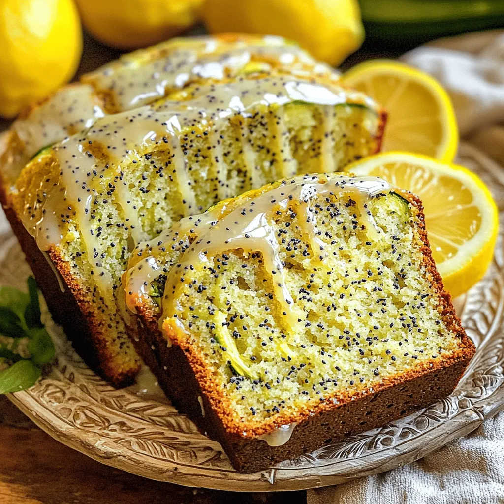 Easy Lemon Poppy Seed Zucchini Bread Delightful Recipe