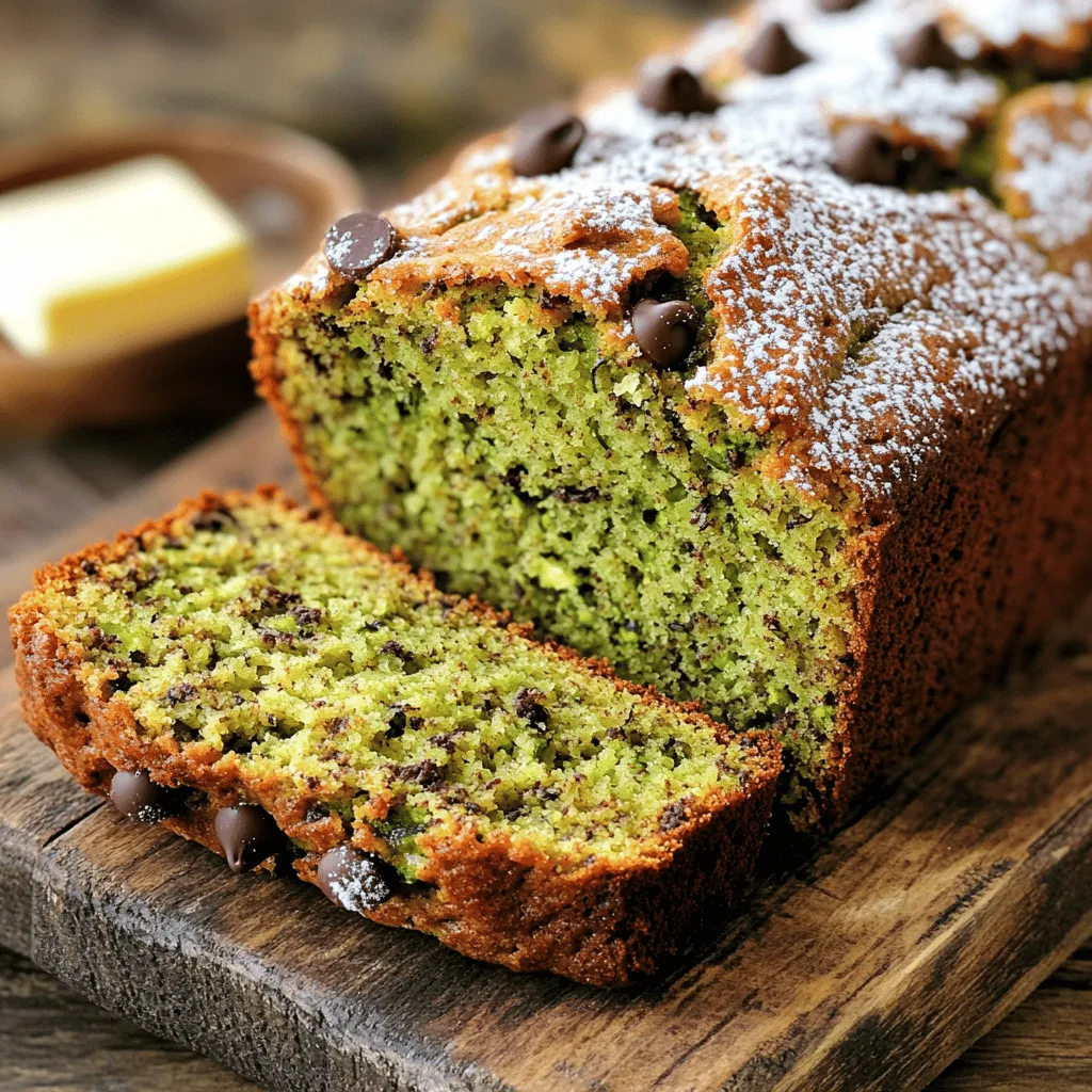 - 2 cups grated zucchini (about 2 medium zucchinis) - 1 cup granulated sugar - 1/2 cup brown sugar, packed - 1/2 cup vegetable oil - 3 large eggs - 1 teaspoon vanilla extract These main ingredients form the base of the zucchini bread. The zucchini keeps the bread moist. The sugars provide sweetness and balance the flavors. Oil adds richness, while eggs help bind everything together. - 2 cups all-purpose flour - 1 teaspoon baking soda - 1/2 teaspoon baking powder - 1 teaspoon ground cinnamon - 1/2 teaspoon nutmeg - 1/4 teaspoon salt The dry ingredients give the bread structure. Flour is the base, and baking soda and baking powder help it rise. Spices like cinnamon and nutmeg add warmth and depth to the flavor. A pinch of salt enhances all these tastes. - 1/2 cup chopped walnuts or pecans (optional) - 1/2 cup chocolate chips (optional) Adding chopped nuts gives a nice crunch. Chocolate chips add sweetness and a rich flavor. You can mix and match these add-ins to suit your taste. For the complete recipe, check out the Full Recipe. - Preheating the Oven: First, set your oven to 350°F (175°C). This heat will cook the bread just right. - Greasing the Loaf Pan: Next, take a 9x5-inch loaf pan and coat it with oil or butter. This step ensures the bread won’t stick. - Combining Zucchini, Sugars, Oil, and Eggs: In a large bowl, add 2 cups of grated zucchini, 1 cup of granulated sugar, 1/2 cup of brown sugar, 1/2 cup of vegetable oil, and 3 large eggs. Mix these ingredients well. The mixture should be smooth and fully combined. - Sifting and Combining Methods: In another bowl, sift together 2 cups of all-purpose flour, 1 teaspoon of baking soda, 1/2 teaspoon of baking powder, 1 teaspoon of ground cinnamon, 1/2 teaspoon of nutmeg, and 1/4 teaspoon of salt. Gradually add this dry mix to the wet ingredients. Stir gently to avoid lumps. Be careful not to overmix. - Adding Optional Ingredients: If you like, fold in 1/2 cup of chopped walnuts or pecans and 1/2 cup of chocolate chips. These add extra flavor and texture. - Pouring into the Pan: Now, pour the batter into your prepared loaf pan. Use a spatula to spread it evenly. - Oven Time and Temperature: Place the loaf pan in your preheated oven. Bake for about 50 to 60 minutes. - Testing for Doneness: To check if it’s ready, insert a toothpick into the center. If it comes out clean, your bread is done. For the full recipe, refer to the [Full Recipe]. Enjoy making this delicious zucchini bread! Avoiding Overmixing Overmixing leads to dense bread. Mix just until combined. You want lumps, not smoothness. This keeps the bread light and fluffy. Achieving a Moist Bread To get moist bread, use fresh zucchini. Grate it and let it drain. This removes extra water. Also, add a bit more oil if needed. It helps keep your bread tender. Recommended Spice Variations Cinnamon and nutmeg give great flavor. You can also try ginger or allspice. They add a warm, spicy note. Mix and match to find your favorite blend. Sweetness Adjustments If you want less sweetness, cut the sugar. You can use half the amount of granulated sugar. This still keeps the bread tasty. Also, try adding unsweetened applesauce for natural sweetness. Perfect Pairings Zucchini bread tastes great with coffee or tea. It’s also nice with a dollop of cream cheese. You can enjoy it for breakfast or snack time. Presentation Tips Slice the bread and serve it warm. Dust with powdered sugar for a pretty touch. A sprinkle of nuts on top adds a nice look too. Enjoy every bite from this Ultimate One Bowl Zucchini Bread recipe. {{image_2}} Using Whole Wheat Flour You can swap all-purpose flour for whole wheat flour. This change adds fiber and nutrients. Whole wheat flour gives a nutty flavor. Start with half whole wheat and half all-purpose. Then, adjust based on taste. Reducing Sugar If you want a less sweet bread, cut back on sugar. You can reduce granulated sugar by up to half. Using ripe bananas or unsweetened applesauce can add sweetness. This keeps the bread moist without extra sugar. Adding Different Spices You can enhance the flavor with various spices. Try adding ginger or cardamom for a twist. Mix in a teaspoon of vanilla or almond extract, too. This can change the whole taste of your bread. Incorporating Fruits Adding fruits can make your zucchini bread fun and unique. Chopped apples, cranberries, or even pineapple work well. Fresh or dried fruits add natural sweetness and moisture. You can experiment with different combinations. Gluten-Free Solutions If you need a gluten-free option, use gluten-free flour. Look for a blend that measures like all-purpose flour. This will keep the texture light and fluffy. You may also add a bit of xanthan gum for better binding. Vegan Substitutes For a vegan version, replace eggs with flax eggs or applesauce. Use plant-based oil instead of vegetable oil. This keeps your zucchini bread moist and delicious. You won't miss the eggs at all! For the complete recipe, check out the Full Recipe section. You can store zucchini bread at room temperature for about three days. Make sure to wrap it in plastic wrap or place it in an airtight container. If you want to keep it fresh longer, put it in the fridge. In the fridge, it can last up to a week. Just remember, cold storage might make the bread a bit denser. To save zucchini bread for more than a week, freezing is best. Wrap slices tightly in plastic wrap. Then, place them in a freezer bag or container. It will stay good for about three months. When you're ready to enjoy it, just thaw it in the fridge overnight, or leave it out for a few hours. To warm up leftover zucchini bread, preheat your oven to 350°F (175°C). Wrap the bread in foil to keep it moist. Bake for about 10-15 minutes. You can also use a microwave. Just heat a slice for about 15-20 seconds. Enjoy your tasty treat again, just like the day you baked it! For the full recipe, check back to the main section. Yes, you can use frozen zucchini. First, thaw it in the fridge overnight. Once thawed, drain it well to remove excess moisture. This step helps prevent a soggy bread. You want your zucchini to be grated and dry for the best results. You can check the bread in two ways. First, look for a golden-brown top. It should not be too soft in the center. Second, use a toothpick. Insert it into the center of the bread. If it comes out clean, the bread is ready. If it has batter on it, bake for a few more minutes. You can replace eggs with several options. A common choice is applesauce. Use 1/4 cup of unsweetened applesauce for each egg. Another option is mashed banana, using the same amount. You can also try flaxseed meal. Mix one tablespoon of flaxseed with three tablespoons of water. Let it sit for a few minutes before using. To reduce sweetness, cut back on the sugars. Try using 3/4 cup of granulated sugar instead of 1 cup. You can also use less brown sugar. If you want a different sweetener, try using honey or maple syrup. Just remember to adjust the liquid in the recipe when you use these options. For a full recipe of this delicious bread, check out the Ultimate One Bowl Zucchini Bread. Zucchini bread is a simple and delicious treat. We covered key ingredients like zucchini, sugars, and flour. I shared step-by-step instructions and tips for perfect texture. You can explore fun variations, including healthy alternatives and diet-specific options. Storing your bread properly ensures it stays fresh. Use this guide to create your own zucchini bread masterpiece. Enjoy baking and sharing this treat with family and friends!