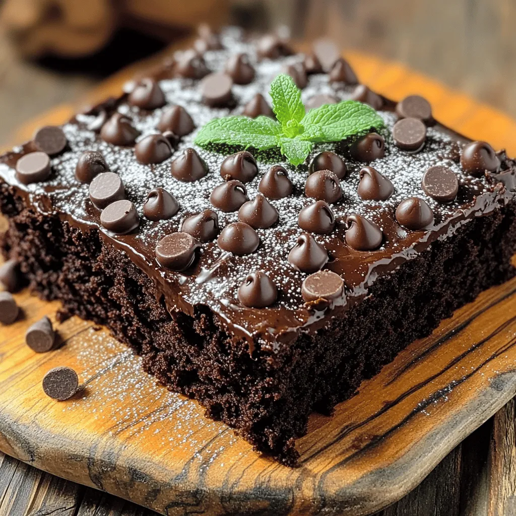 Chocolate Zucchini Sheet Cake Delightfully Moist Treat