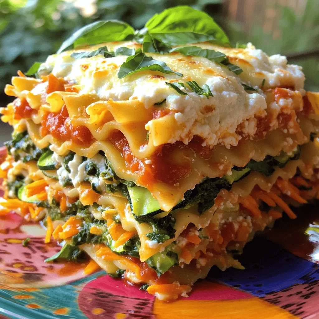 The main ingredients in this easy healthy baby lasagna create a tasty and nutritious dish. Here’s what you need: - 9 whole wheat lasagna noodles - 1 cup ricotta cheese (low-fat) - 2 cups spinach (fresh, chopped) - 1 cup zucchini (finely diced) - 1 cup shredded carrots - 2 cups marinara sauce (preferably low-sodium) - 1 ½ cups mozzarella cheese (part-skim, shredded) - 1 teaspoon dried Italian herbs (oregano, basil) - Salt and pepper to taste - Olive oil spray (for greasing) These ingredients offer a blend of flavors and textures. Whole wheat noodles add fiber, while ricotta and mozzarella provide creamy goodness. Fresh veggies like spinach and zucchini boost the nutrition. You can personalize this lasagna with different ingredients. Here are some ideas: - Swap whole wheat noodles for gluten-free noodles if needed. - Use cottage cheese instead of ricotta for a different taste. - Add bell peppers or mushrooms for extra veggies. - Try using a low-sugar marinara sauce to cut down on added sugars. These variations keep the dish fun and exciting. You can change it every time you make it! If you don’t have an ingredient, try these easy swaps: - Replace ricotta with Greek yogurt for added protein. - Use frozen spinach if fresh isn’t available; just thaw and drain. - Substitute zucchini with yellow squash or eggplant. - If you need a dairy-free option, use cashew cheese instead of mozzarella. These substitutions help you adjust based on what you have at home. With the right swaps, you can still create a delicious meal. For the full recipe, check the section above! First, gather all the ingredients for Easy Healthy Baby Lasagna. You will need: - 9 whole wheat lasagna noodles - 1 cup ricotta cheese (low-fat) - 2 cups spinach (fresh, chopped) - 1 cup zucchini (finely diced) - 1 cup shredded carrots - 2 cups marinara sauce (preferably low-sodium) - 1 ½ cups mozzarella cheese (part-skim, shredded) - 1 teaspoon dried Italian herbs (oregano, basil) - Salt and pepper to taste - Olive oil spray (for greasing) Next, preheat your oven to 375°F (190°C). While the oven heats, cook the lasagna noodles as directed on the package. After cooking, drain the noodles and set them aside. In a mixing bowl, combine the ricotta cheese, chopped spinach, zucchini, shredded carrots, Italian herbs, salt, and pepper. Mix everything well until it forms a smooth filling. Grease a 9x13-inch baking dish with olive oil spray. This helps the lasagna not stick. Spread 1 cup of marinara sauce evenly on the bottom of the dish. Now, you will layer the ingredients in the dish. Start with 3 lasagna noodles placed side by side over the sauce. Then, spread half of the ricotta and vegetable mixture over the noodles. Sprinkle with ½ cup of mozzarella cheese. Repeat the layering process: add another 3 lasagna noodles, followed by another cup of marinara sauce, the remaining ricotta mixture, and another ½ cup of mozzarella cheese. For the top layer, place the final 3 lasagna noodles on the cheese. Cover them with the remaining marinara sauce and the last ½ cup of mozzarella cheese. Ensure the entire top is well covered to create a nice crust. To bake, cover the dish with aluminum foil. Be sure to spray the foil with olive oil to avoid sticking. Bake for 25 minutes. After that, remove the foil and bake for an additional 15-20 minutes. Look for bubbly, golden cheese as the sign it’s ready. Once done, let the lasagna cool for 10 minutes. This makes it easier to slice and serve. Enjoy this healthy, tasty meal with your little one! For the full recipe, check out the Easy Healthy Baby Lasagna. To boost flavor, use fresh herbs. Instead of dried Italian herbs, try fresh basil or oregano. Fresh herbs add a bright touch. You can also use garlic powder or onion powder for a more robust taste. Add a pinch of red pepper flakes for a slight kick. If your baby is ready, a hint of cheese can enhance the richness. Texture matters for little ones. Make sure veggies are finely diced. This helps them blend well into the lasagna. Cook the zucchini and carrots slightly before adding them. This softens them, making them easy to chew. You want each bite to be soft but not mushy. Layer the ricotta cheese well to keep everything creamy and smooth. Make meals fun to eat! Use colorful plates to catch their eye. Cut the lasagna into small squares or fun shapes. Serve with a sprinkle of fresh basil on top for color. You can also add a side of steamed veggies for a pop of green. This not only makes the plate look nice but also adds nutrition. Creating a fun presentation can make your baby more excited to eat! {{image_2}} You can mix in many veggies for extra flavor and nutrition. Try adding chopped bell peppers or mushrooms. They add a nice texture and taste. You can also use broccoli or cauliflower for more crunch. If your baby likes it, you can blend in some peas too. Each veggie brings its own unique flavor. So, feel free to get creative with what you have on hand. If you want a gluten-free lasagna, use gluten-free noodles. Many brands offer great options that taste good. For dairy-free, you can swap ricotta and mozzarella with cashew cheese or almond cheese. These alternatives still give a creamy texture. Just check the labels to ensure they fit your needs. These changes make the dish suitable for many diets. As your baby grows, you can adjust the recipe. Add more spices like garlic powder for a stronger flavor. You can also increase the amount of cheese for a richer taste. If your child enjoys meat, consider adding ground turkey or chicken. Just cook it before mixing with the cheese and veggies. These tweaks keep the dish appealing as their taste buds develop. For the complete method, check the [Full Recipe]. You can store leftover lasagna in the fridge. Place it in an airtight container. It stays fresh for about three to five days. Before you eat it, check for any signs of spoilage. If it looks or smells off, it’s best to toss it. If you want to save some for later, freezing is a great option. Cut the lasagna into individual portions. Wrap each piece tightly in plastic wrap, then place it in a freezer bag. It will keep well for up to three months. To reheat, let it thaw in the fridge overnight. Then bake it at 350°F (175°C) until warm, about 25-30 minutes. You can also microwave it. Just cover it with a damp paper towel and heat in short bursts. Choose containers that seal tightly. Glass containers work well because they keep odors out. If you use plastic, make sure it is BPA-free. Label your containers with the date. This helps you remember when you made the lasagna and how long it has been stored. Yes, you can make this lasagna ahead of time. Prepare the dish and layer it as instructed. Cover it tightly and store it in the fridge for up to 24 hours. This helps the flavors blend. When ready to bake, just pop it in the oven. You may need to add a few extra minutes of cooking time. This baby lasagna is great for babies over 10 months old. At this age, babies can handle soft textures and a variety of flavors. The veggies offer good nutrition, and the cheese adds protein. Always check with your pediatrician if you have concerns about introducing new foods. To check if the lasagna is done, look for bubbly cheese on top. The edges should be golden brown. Insert a knife into the center. If it goes in easily, the lasagna is ready. Let it cool for about 10 minutes before slicing. This helps the layers hold together better. For the full recipe, visit the [Full Recipe] link. This blog post covered how to make an easy and healthy baby lasagna. We discussed key ingredients, preparation, and cooking steps. I offered helpful tips to make the dish tasty and baby-friendly. We also explored variations for different dietary needs and how to store leftovers properly. Remember, this recipe suits babies and older kids. With these tips, you can create a meal everyone will love. Enjoy making this delicious lasagna for your family!