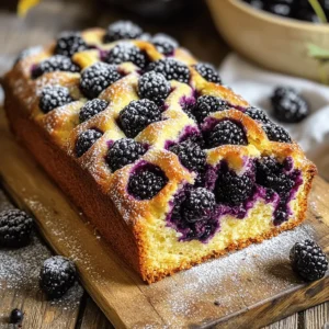 To make a moist and tasty blackberry loaf, gather these key ingredients: - 2 cups fresh blackberries - 1 ½ cups all-purpose flour - 1 cup granulated sugar - ½ cup unsalted butter, softened - 2 large eggs - 1 teaspoon vanilla extract - 1 teaspoon baking powder - ½ teaspoon baking soda - ½ teaspoon salt - ½ cup plain Greek yogurt - ¼ cup milk Each of these ingredients plays a role in making your loaf soft and flavorful. The blackberries add sweetness and a lovely tartness. Butter and eggs provide richness and moisture. Flour gives structure while baking powder and baking soda help it rise. You can swap some ingredients if needed: - For fresh blackberries, use frozen ones. Just thaw and drain them first. - Whole wheat flour can replace all-purpose flour for a healthier option. - If you want a dairy-free loaf, use a dairy-free butter and almond milk instead of milk. - Applesauce can replace butter for a lower-fat option. Using substitutes can change the flavor and texture a bit, but they can work well in a pinch. This recipe makes about 8 servings. Each slice offers a delightful mix of sweet and tart flavors. You can adjust the recipe size by doubling or halving the ingredients. Just keep the same ratios. Measure carefully to ensure the best results. For a fun twist, serve it warm with whipped cream or ice cream. Enjoy your baking! First, gather all your ingredients. You will need: - 2 cups fresh blackberries - 1 ½ cups all-purpose flour - 1 cup granulated sugar - ½ cup unsalted butter, softened - 2 large eggs - 1 teaspoon vanilla extract - 1 teaspoon baking powder - ½ teaspoon baking soda - ½ teaspoon salt - ½ cup plain Greek yogurt - ¼ cup milk Next, preheat your oven to 350°F (175°C). Grease a 9x5-inch loaf pan with butter or non-stick spray. This will help the loaf slide out easily. Now, in a large mixing bowl, cream the softened butter and granulated sugar together. Do this for about 3-4 minutes until it looks light and fluffy. Add the eggs one by one, mixing well after each addition. Stir in the vanilla extract to add that lovely flavor. In another bowl, whisk the flour, baking powder, baking soda, and salt together. This helps evenly distribute the dry ingredients. Gradually mix the dry ingredients into the wet mixture. Alternate adding Greek yogurt and milk. Mix until everything is just combined. Be careful not to overmix, as this can make the loaf tough. Gently fold in the blackberries. You want them evenly spread throughout the batter without breaking them too much. Pour the batter into your prepared loaf pan. Smooth the top with a spatula to make it look nice. Place the loaf pan in your preheated oven. Bake for 50-60 minutes. Check if it is done by inserting a toothpick into the center. If it comes out clean, the loaf is ready. If not, bake a few more minutes and check again. Once baked, remove the loaf from the oven. Let it cool in the pan for about 10 minutes. This helps it set. After that, transfer it to a wire rack to cool completely. When serving, slice the loaf and enjoy it warm. You can dust it with powdered sugar for a nice touch. Pair it with whipped cream or vanilla ice cream for extra fun. For more detailed steps and tips, you can check the Full Recipe. When making your easy blackberry loaf, watch for a few common mistakes. First, do not overmix the batter. This can lead to a tough loaf. Mix until just combined, and then gently fold in the blackberries. Second, use fresh blackberries if you can. They add the best flavor and moisture. If you use frozen ones, make sure to thaw and drain them first. This helps avoid extra liquid in your batter. To enhance the flavor and texture, try adding a splash of lemon juice or zest. This brightens the flavors and balances the sweetness. You can also mix in nuts like walnuts or pecans. They add crunch and depth to your loaf. For a sweeter touch, consider adding chocolate chips. They melt into warm slices, making each bite a treat. Keeping your loaf moist is key. I suggest using Greek yogurt in the recipe. It adds creaminess and helps retain moisture. Another tip is to bake the loaf until just done. Overbaking can lead to a dry loaf. Check for doneness by inserting a toothpick into the center. If it comes out clean, your loaf is ready. Let it cool in the pan for a bit before moving it to a wire rack. This helps it stay moist and not dry out. For more details on the recipe, check the Full Recipe. {{image_2}} You can make this loaf extra special with mix-ins. Try adding nuts for crunch. Chopped walnuts or pecans work well. You might also like to fold in some white chocolate chips. They add a nice sweetness. For toppings, think about a simple glaze. A mix of powdered sugar and milk can drizzle nicely over the top. You can also sprinkle some extra blackberries on top right before baking. This adds color and flair to your loaf. Want to change up the flavor? You can swap blackberries for other berries. Raspberries, blueberries, or strawberries all work great. Each berry brings its own taste. If you want a twist, add some lemon zest for a fresh kick. A bit of cinnamon can warm it up too. Consider adding a splash of almond extract instead of vanilla. This gives a unique flavor that pairs well with berries. You can easily make this loaf gluten-free. Use a gluten-free flour blend instead of all-purpose flour. Make sure it has xanthan gum for better texture. For a vegan option, replace the eggs with flax eggs. Mix one tablespoon of flaxseed meal with three tablespoons of water for each egg. You can also use coconut oil instead of butter. This keeps the loaf moist and adds a nice flavor. These options make it easy for everyone to enjoy! You can check the Full Recipe for all the steps to create your easy blackberry loaf. To keep your blackberry loaf fresh, wrap it well in plastic wrap. Place it in an airtight container or a resealable bag. This will prevent it from drying out. Store it at room temperature for up to three days. If you want to keep it longer, consider freezing it. Freezing is a great option if you have extra slices. First, let the loaf cool completely. Then, slice it into pieces. Wrap each slice in plastic wrap tightly. Place the wrapped slices in a freezer bag. You can store them in the freezer for up to three months. When you're ready to enjoy your loaf, take out a slice from the freezer. Let it thaw in the fridge overnight. To reheat, pop it in the microwave for about 15-20 seconds. If you prefer, you can also warm it in the oven at 350°F for about 10 minutes. This will bring back its moist texture and delicious flavor. Enjoy your sweet blackberry bliss loaf! To check if the blackberry loaf is done, insert a toothpick into the center. If it comes out clean or with a few crumbs, it's ready. The top should be golden brown and spring back when touched lightly. You can also look for a nice rise in the loaf. Yes, you can use frozen blackberries. Just make sure to thaw them first. Drain the excess juice to prevent the batter from getting too wet. Frozen berries can be a great option if fresh ones are not available. They still provide great flavor and moisture. The blackberry loaf stays fresh at room temperature for about 3 to 4 days. Keep it in an airtight container to maintain its moisture. If you notice any mold or an off smell, it's best to toss it. You can serve the blackberry loaf with a few tasty options. A dollop of whipped cream adds a nice touch. Vanilla ice cream is another great option for a sweet treat. You might also enjoy it with a drizzle of honey or a sprinkle of powdered sugar for extra sweetness. For the full recipe, check out the Sweet Blackberry Bliss Loaf section above! You learned about making an easy blackberry loaf, from key ingredients to baking tips. I shared important steps for prep, baking, and serving. You also discovered ways to avoid common mistakes and enhance flavors. Plus, variations for diets and toppings were covered. Lastly, I offered storage and reheating tips to keep your loaf fresh. Keep these ideas in mind, and enjoy your baking journey!