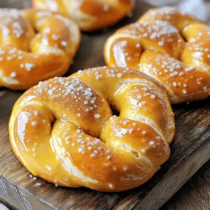 To make apple pie spiced pretzels, gather these simple ingredients: - 1 cup warm water (110°F) - 1 packet (2 1/4 teaspoons) active dry yeast - 1 tablespoon granulated sugar - 3 cups all-purpose flour - 1 teaspoon salt - 1/4 teaspoon ground cinnamon - 1/4 teaspoon ground nutmeg - 1/4 teaspoon allspice - 2/3 cup baking soda (for the boiling bath) - 1 egg, beaten (for egg wash) - Coarse sea salt, for sprinkling - 1/4 cup brown sugar (for coating) - Additional ground cinnamon, for coating These ingredients blend to create warm, sweet pretzels that smell like fresh apple pie. The spices give them a unique flavor. You can find the full recipe online to see how to assemble everything. First, combine 1 cup of warm water, 1 packet of active dry yeast, and 1 tablespoon of granulated sugar in a bowl. Let this sit for about 5 minutes until it gets foamy. This shows the yeast is active. Next, in another large bowl, mix 3 cups of all-purpose flour, 1 teaspoon of salt, 1/4 teaspoon of ground cinnamon, 1/4 teaspoon of ground nutmeg, and 1/4 teaspoon of allspice. Make a well in the middle and pour in the yeast mixture. Stir until the dough forms. Knead the dough on a floured surface for 5-7 minutes until it is smooth. Place the kneaded dough in a greased bowl. Cover it with a towel and let it rise in a warm spot for about 1 hour or until it doubles in size. Once it has risen, punch down the dough. Divide it into 8 equal pieces. Roll each piece into a long rope, about 24 inches long. Shape each rope into a pretzel form. In a large pot, bring 10 cups of water and 2/3 cup of baking soda to a boil. Carefully drop each pretzel into the boiling water for about 30 seconds. Use a slotted spoon to take them out and place them on a baking sheet lined with parchment paper. Brush each pretzel with a beaten egg and sprinkle with coarse sea salt. Preheat your oven to 450°F (232°C). Bake the pretzels for 12-15 minutes or until they turn golden brown. To finish, mix 1/4 cup of brown sugar with additional ground cinnamon in a bowl. Once the pretzels cool a bit, toss them in this mix until they are well coated. For the full recipe, check the earlier section. Enjoy your tasty treat! To get the best texture for your apple pie spiced pretzels, knead the dough for 5-7 minutes. This helps develop gluten, making the pretzels chewy. Use a lightly floured surface and press down firmly while kneading. If the dough sticks, sprinkle a bit more flour. After kneading, place your dough in a greased bowl. Cover it with a kitchen towel and let it rise in a warm spot for about 1 hour. The dough should double in size. This rise is key to fluffy pretzels. You can play with the spice amounts in the dough. If you love cinnamon, add a bit more! A half teaspoon can give a stronger flavor. You might also think about adding vanilla extract to the dough for a sweet twist. You could try mixing in some applesauce for a fruitier taste. It makes the pretzels moist and adds extra flavor. These small adjustments can make your pretzels even more special. For the full recipe, refer to the section above. {{image_2}} You can make these pretzels even better! Try adding a chocolate or caramel drizzle. Just melt your favorite chocolate or caramel, and drizzle it over the baked pretzels. This gives a nice sweet touch. If you want something different, go savory. You can mix in cheese or herbs into the dough. Parmesan or cheddar cheese works well. Fresh herbs like rosemary can also add flavor. If you need gluten-free options, use gluten-free flour instead of all-purpose flour. This will keep the texture nice while making it safe for those with gluten issues. For a vegan version, replace the egg wash with a plant-based milk. You can use almond or oat milk for a nice golden finish. Also, make sure your granulated sugar is vegan. There are many great brands available. You can find the full recipe for these delicious apple pie spiced pretzels in the section above! To keep your apple pie spiced pretzels fresh, store them in an airtight container. This helps keep them soft and tasty. You can keep them at room temperature for up to two days. If you want to keep them longer, put them in the fridge. To reheat, simply warm them in the oven at 350°F for about 5-7 minutes. This makes them crispy again and brings back their great flavor. If you want to freeze your pretzels, first let them cool completely. Then, wrap each pretzel in plastic wrap. After that, place them in a freezer bag. They can last for up to three months in the freezer. When you are ready to eat them, take them out and let them thaw at room temperature for a few hours. To reheat, bake them in the oven at 350°F for about 10-12 minutes. This will make them warm and soft again. For the full recipe, refer back to the main section. To make apple pie spiced pretzels, follow these steps: 1. Combine warm water, yeast, and sugar: Mix 1 cup of warm water, 1 packet of active dry yeast, and 1 tablespoon of granulated sugar in a bowl. Wait for 5 minutes until it's foamy. 2. Mix dry ingredients: In a large bowl, blend 3 cups of all-purpose flour, 1 teaspoon of salt, 1/4 teaspoon of ground cinnamon, 1/4 teaspoon of ground nutmeg, and 1/4 teaspoon of allspice. 3. Form the dough: Make a well in the dry mix. Pour the yeast mixture into the well. Stir until it comes together, then knead on a floured surface for 5-7 minutes. 4. Let the dough rise: Place the dough in a greased bowl. Cover with a towel and let it rise for about 1 hour until it doubles in size. 5. Preheat the oven: Set your oven to 450°F (232°C). Line a baking sheet with parchment paper. 6. Shape the pretzels: Punch down the dough and divide it into 8 pieces. Roll each piece into a 24-inch rope and shape into pretzels. 7. Boil the pretzels: Boil 10 cups of water with 2/3 cup of baking soda. Drop each pretzel in for 30 seconds. Use a slotted spoon to remove them and place them on the baking sheet. 8. Add egg wash and salt: Brush each pretzel with a beaten egg. Sprinkle with coarse sea salt. 9. Bake: Bake for 12-15 minutes until golden brown. 10. Coat with cinnamon-sugar: Mix 1/4 cup of brown sugar and more cinnamon. Toss the warm pretzels in this mix until coated. Yes, you can find pre-made apple pie spiced pretzels at some stores. Look for brands like Auntie Anne's or local snack shops. Many grocery stores also carry seasonal pretzel mixes. Check the snack aisle for options. You can personalize apple pie spiced pretzels in many ways: - Add nuts: Mix in chopped pecans or walnuts for crunch. - Use different spices: Try cardamom or ginger for a twist. - Sweet toppings: Drizzle with caramel or chocolate for extra sweetness. - Savory spin: Incorporate cheese or herbs for a different flavor. For more ways to enjoy these pretzels, refer to the Full Recipe above for guidance. You’ve learned the key steps to make delicious pretzels. We covered the ingredients, the dough prep, shaping, boiling, and baking. You now know tips for the perfect texture and how to add your own flavors. Don't forget the storage options for leftovers and how to customize your pretzels. With these insights, you can create tasty treats for any occasion. Enjoy baking and sharing your pretzels with friends and family!