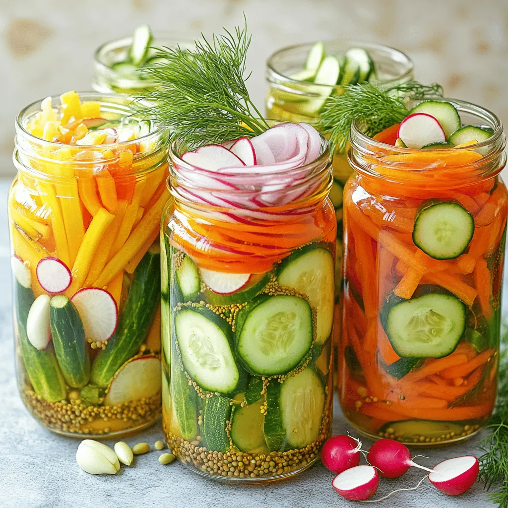 Pickled Vegetables for a Healthy Snack Delight