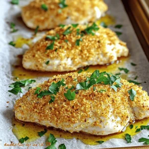 To make this quick weeknight ranch chicken, you need the following items: - 4 boneless, skinless chicken breasts - 1 packet (1 oz) ranch seasoning mix - 1 cup buttermilk - 1 cup breadcrumbs (panko recommended for extra crispiness) - 1 teaspoon garlic powder - 1 teaspoon paprika - Salt and pepper to taste - 2 tablespoons olive oil - Fresh parsley, chopped for garnish These ingredients come together to create a dish that is both easy and delicious. You can add your own twist to the ranch chicken by trying these optional ingredients: - Lemon zest for a fresh touch - Cheese like Parmesan or cheddar for extra flavor - Hot sauce for a spicy kick - Fresh herbs like thyme or rosemary for more aroma Feel free to mix and match to find what you love best! To prepare this dish, gather the following tools: - Medium mixing bowl for the marinade - Baking sheet lined with parchment paper - Whisk for mixing the buttermilk and seasoning - Shallow dish for the breadcrumb mixture - Tongs for handling the chicken These tools will help you make the process smooth and fun. For the full recipe, check out the entire guide! To start, gather your ingredients. You need buttermilk and ranch seasoning mix. In a medium bowl, pour one cup of buttermilk. Next, add the ranch seasoning packet. Whisk them together until you see no lumps. This mix is key. It adds flavor and moisture to the chicken. Now, it’s time for the chicken. Take your four boneless, skinless chicken breasts and place them in the marinade. Make sure each piece gets fully covered. This step is crucial for flavor. Let the chicken marinate for at least 15 minutes. If you have time, marinate it for up to two hours in the fridge. This will give you a stronger taste. While the chicken marinates, preheat your oven to 425°F (220°C). Line a baking sheet with parchment paper for easy cleanup. In another bowl, mix breadcrumbs, garlic powder, paprika, salt, and pepper. Remove the chicken from the marinade, allowing excess liquid to drip off. Dredge each piece in the breadcrumb mix. Press gently so the crumbs stick well. Place the chicken on the prepared baking sheet and drizzle with olive oil. Bake for 20-25 minutes. Check if the chicken is cooked through and the coating is golden brown. Let it rest for a few minutes before serving. Garnish with chopped parsley for a fresh touch. For the full recipe, check the beginning of this article. To make your chicken extra crispy, use panko breadcrumbs. They are light and airy. This helps create a crunchy crust. You can also mix in some grated Parmesan cheese. This adds flavor and texture. Another trick is to drizzle olive oil on top of the chicken before baking. This helps the coating brown and crisp up nicely. If you don’t have buttermilk, use regular milk with a splash of vinegar. Let it sit for five minutes to mimic buttermilk. For a spicier kick, add cayenne pepper to the breadcrumb mix. You can also swap ranch seasoning for Italian seasoning. This gives the chicken a whole new flavor. Want to add more veggies? Toss some sliced bell peppers or zucchini on the baking sheet. They roast well and add color. Prep your chicken in advance. Marinate it the night before. Just pop it in the fridge, and dinner is ready when you are! You can also make extra chicken to use in salads or wraps later. If you're short on time, skip the marinating step. Just coat the chicken and bake it. The ranch flavor will still shine through. Don’t forget to line your baking sheet with parchment paper. This makes cleanup a breeze. For the full recipe, check above. {{image_2}} You can switch up the protein in this recipe. Instead of chicken, try pork chops. They cook well and soak up flavor. You can also use turkey cutlets for a leaner option. Fish, like salmon, works too. Keep in mind that fish cooks faster, so adjust the time. The ranch seasoning mix is great, but you can be creative. Add some Cajun seasoning for a spicy kick. Try Italian seasoning for a fresh twist. You can even mix in some lemon zest for brightness. Don't be afraid to experiment with herbs and spices you love. Pair this ranch chicken with simple sides. A crisp salad with lemon dressing adds freshness. You can also serve it with mashed potatoes for comfort. Roasted veggies, like carrots and broccoli, bring color and nutrition. For a fun twist, try serving it with corn on the cob. These sides balance the meal and make it more enjoyable. For the full recipe, check out the details above. After you've made the Quick Weeknight Ranch Chicken, let it cool down. Store leftovers in an airtight container in the fridge. This keeps the chicken fresh and tasty. You can store it for up to three days. When you want to eat it, check for any signs of spoilage before reheating. If you want to save some chicken for later, freezing works great. Wrap each piece tightly in plastic wrap or foil. Then, place them in a freezer bag. Make sure to label the bag with the date. This chicken can stay good in the freezer for about three months. When you're ready to eat it, thaw it overnight in the fridge. To reheat your ranch chicken, use the oven for the best texture. Preheat the oven to 350°F (175°C). Place the chicken on a baking sheet and cover it with foil. Heat for about 15-20 minutes. This keeps the chicken moist. If you're in a hurry, you can use the microwave. Just be careful not to overheat it. Enjoy your leftover ranch chicken with the same great flavors as before! You should marinate the chicken for at least 15 minutes. This allows the flavors to soak in. If you have more time, you can marinate it for up to 2 hours. A longer marination makes the chicken even tastier. Just remember to keep it in the fridge if you marinate for more than 15 minutes. Yes, you can use homemade ranch seasoning. Just mix together dried herbs like dill, parsley, and garlic powder. This gives you full control over the flavor. Homemade seasoning can be fresher and more fun to make. Adjust the herbs to fit your taste. You can serve ranch chicken with many sides. Here are some great options: - Roasted veggies like carrots and broccoli - Mashed potatoes or sweet potatoes - A fresh garden salad - Rice or quinoa for a filling meal - Corn on the cob for a sweet touch These sides will balance the flavors of the ranch chicken. They also add color and nutrition to your plate. For the full recipe, check out the Quick Weeknight Ranch Chicken. This blog post covered all you need for a tasty ranch chicken recipe. We discussed key ingredients, how to prepare and marinate the chicken, and tips for crispiness. You learned about fun variations and what sides to serve with it. Plus, I shared smart storage tips to keep your dish fresh. In summary, ranch chicken is easy to customize and delicious. Enjoy your cooking adventure!