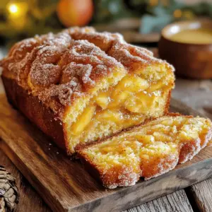 - 2 cups all-purpose flour - 1 teaspoon baking powder - 1/2 teaspoon baking soda - 1 teaspoon ground cinnamon - 1/2 teaspoon ground nutmeg - 1/4 teaspoon ground ginger - 1/4 teaspoon salt - 1/2 cup unsalted butter, softened - 3/4 cup brown sugar, packed - 2 large eggs - 1 cup apple cider, reduced to 1/2 cup - 1 teaspoon vanilla extract - 1/2 cup granulated sugar (for topping) - 1 teaspoon cinnamon (for topping) To make the Spiced Apple Cider Donut Loaf, you need quality ingredients. I choose fresh, local apple cider for the best flavor. The spices bring warmth, making this loaf perfect for chilly days. - You can use whole wheat flour for a heartier loaf. - Swap brown sugar for coconut sugar for a different taste. - For a dairy-free option, use coconut oil or vegan butter. These options help you customize the recipe. Feel free to experiment and find what you like best. Using different ingredients can change the flavor, so have fun with it! For the complete recipe, check out the Full Recipe link. - Preheat the oven (350°F/175°C) and prepare the loaf pan Start by preheating your oven to 350°F (175°C). This step is key for even baking. Grease a 9x5 inch loaf pan or line it with parchment paper to prevent sticking. - Reduce the apple cider Pour 1 cup of apple cider into a small saucepan. Heat it over medium heat until it simmers. Stir occasionally and let it cook down to 1/2 cup. This usually takes about 10-15 minutes. Set it aside to cool slightly. - Combine dry ingredients in a bowl In a medium bowl, whisk together the dry ingredients. This includes 2 cups of all-purpose flour, 1 teaspoon of baking powder, 1/2 teaspoon of baking soda, 1 teaspoon of ground cinnamon, 1/2 teaspoon of ground nutmeg, 1/4 teaspoon of ground ginger, and 1/4 teaspoon of salt. Make sure everything is well mixed. - Cream butter and brown sugar In a large mixing bowl, take 1/2 cup of softened unsalted butter and 3/4 cup of packed brown sugar. Use an electric mixer to blend these until they are light and fluffy. This should take about 3 minutes. - Combine wet and dry mixtures Next, beat in 2 large eggs, one at a time, mixing well after each addition. Pour in the reduced apple cider and 1 teaspoon of vanilla extract, mixing until just combined. Slowly add the dry mixture to the wet mixture. Stir gently with a spatula until combined, but don't overmix; a few lumps are okay. - Baking time and tips for checking doneness Now, pour the batter into your prepared loaf pan. Smooth the top if needed. Bake it in your preheated oven for about 50-60 minutes. To check if it's done, insert a toothpick into the center. If it comes out clean, your loaf is ready to cool. To make a great Spiced Apple Cider Donut Loaf, avoid over-mixing. When you combine the wet and dry ingredients, mix gently. Lumps are okay; they help keep the loaf light. Over-mixing can lead to a dense loaf, which we want to avoid. Using room temperature ingredients is also key. They blend better and create a smooth batter. Take your butter and eggs out of the fridge ahead of time. This small step makes a big difference in texture. To boost the flavor, think about adding nuts or dried fruits. Chopped walnuts or pecans add a nice crunch. Dried apples or raisins bring extra sweetness and texture. Mix them in right before you pour the batter into the pan. For a stronger spice flavor, try adding a touch more cinnamon or nutmeg. A half teaspoon more can really enhance the taste. If you like a kick, a pinch of ground cloves gives a warm, cozy flavor. Creating a beautiful cinnamon-sugar topping is easy. After baking, brush the warm loaf with melted butter. Then, mix granulated sugar and cinnamon together in a bowl. Sprinkle this mixture over the top. It adds sweetness and a lovely look. When serving, slice the loaf and arrange it on a nice plate. You can serve it warm or at room temperature. It pairs well with coffee or tea for a perfect snack. For an extra treat, add a scoop of vanilla ice cream on the side. For the full recipe, check out the [Full Recipe]. Enjoy making your Spiced Apple Cider Donut Loaf! {{image_2}} You can easily change the flavor of your Spiced Apple Cider Donut Loaf. Here are two fun ideas: - Pumpkin spice addition: Mix in one teaspoon of pumpkin spice for a warm twist. This spice blend adds a cozy depth that pairs well with apple cider. - Maple syrup variation: Swap out some brown sugar for maple syrup. One-third cup of maple syrup adds a rich sweetness and enhances the autumn vibe. If you need to adjust for dietary needs, there are great options: - Gluten-free option using almond flour: Replace all-purpose flour with almond flour for a gluten-free loaf. You may need to add a bit more moisture since almond flour can be drier. - Vegan alternatives: Use flax eggs instead of regular eggs. Mix one tablespoon of ground flaxseed with three tablespoons of water to replace one egg. Also, use coconut oil or a vegan butter for a dairy-free option. How you serve your Spiced Apple Cider Donut Loaf can make it even better: - Serving with a glaze or icing: Drizzle a simple glaze made with powdered sugar and apple cider on top. It adds a sweet touch that contrasts with the spiced loaf. - Pairing with ice cream or whipped cream: Enjoy the loaf warm with a scoop of vanilla ice cream or a dollop of whipped cream. The creaminess balances the spices perfectly. For more details, refer to the Full Recipe. To keep your Spiced Apple Cider Donut Loaf fresh, store it at room temperature for short-term use. Place it in an airtight container to lock in moisture. If you want it to last longer, the fridge is a good option, but it can dry out. Freezing your loaf is easy. First, let it cool completely. Then, wrap it tightly in plastic wrap. For extra protection, place it in a freezer bag or a freezer-safe container. When you want to enjoy it, thaw it overnight in the fridge. You can also leave it out at room temperature for a few hours. At room temperature, the loaf stays fresh for about three to four days. If you keep it in the fridge, it can last up to a week. Watch for signs of spoilage, like a dry texture or mold. If it looks or smells off, it's best to toss it. For the best taste, enjoy it fresh! Bake your loaf for about 50 to 60 minutes. Set your oven to 350°F (175°C). Start checking for doneness at 50 minutes. Insert a toothpick into the center. If it comes out clean, your loaf is ready! Yes, you can cut back on sugar if you want. Use less brown sugar or replace it with coconut sugar. Keep in mind, reducing sugar may change the loaf's texture and flavor. A sunken loaf can happen for a few reasons. First, check your oven's temperature with an oven thermometer. Next, avoid over-mixing your batter. Lastly, ensure you properly measure all ingredients. You can easily make mini loaves! Use a mini loaf pan instead of a regular one. Bake for about 25 to 30 minutes. Check with a toothpick, just like the larger loaf. You can find the full recipe [here](#). Enjoy making your Spiced Apple Cider Donut Loaf! This blog post covers everything you need to know to bake a delicious Spiced Apple Cider Donut Loaf. We discussed key ingredients, how to prepare your loaf, and tips for success. You can even try variations to suit your taste. Remember, storage matters too for keeping your loaf fresh. Baking can be simple and fun. So grab your ingredients and start mixing! Your kitchen will smell amazing, and you’ll have a treat that everyone loves. Enjoy the process and make it your own!