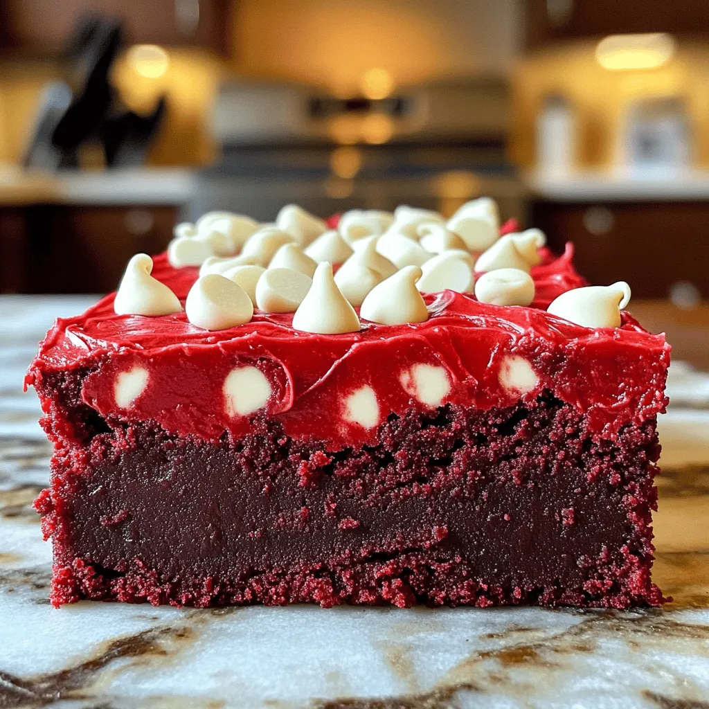 The Best Fudgy Red Velvet Brownies Delightful Treat