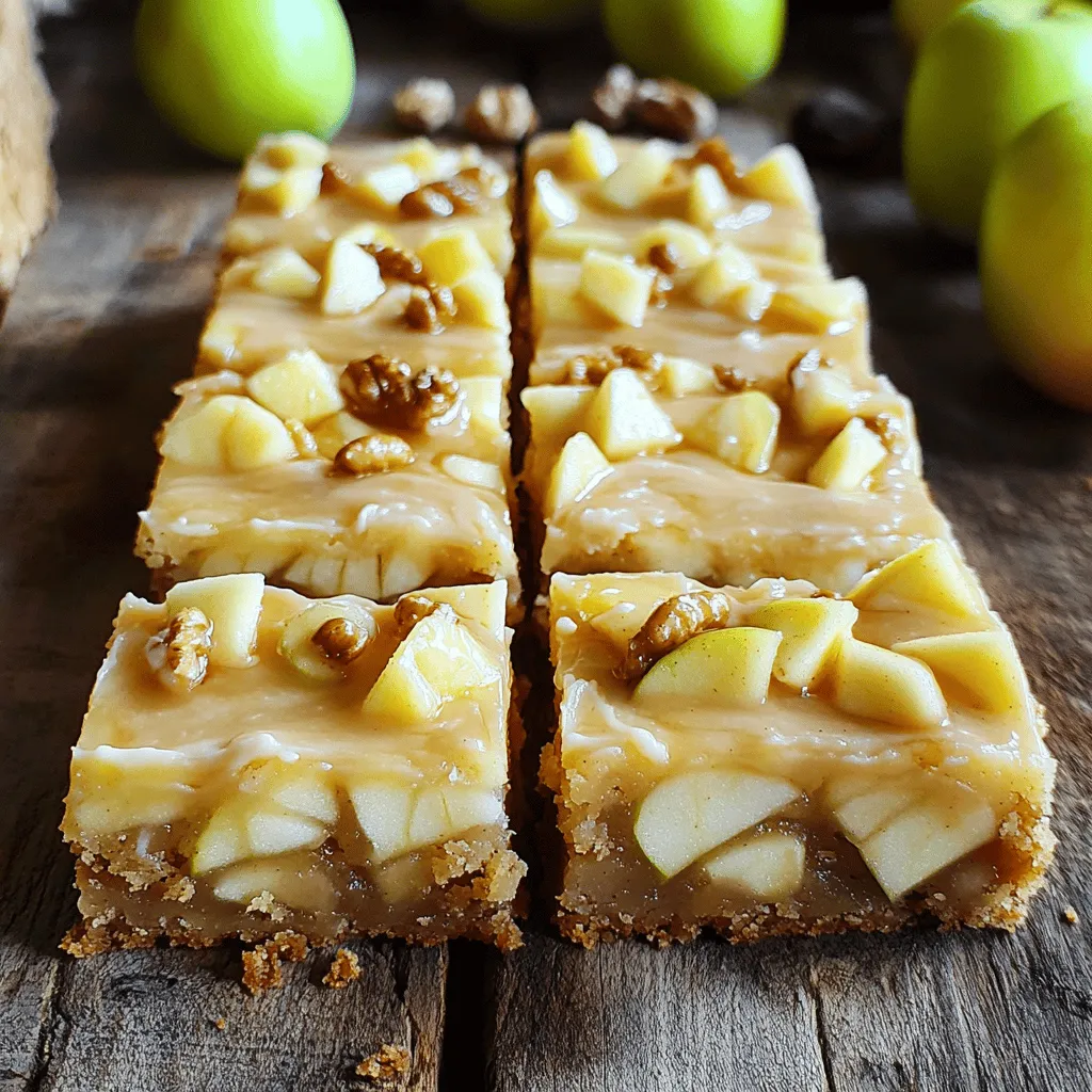 Apple Blondies with Maple Frosting Irresistible Delight