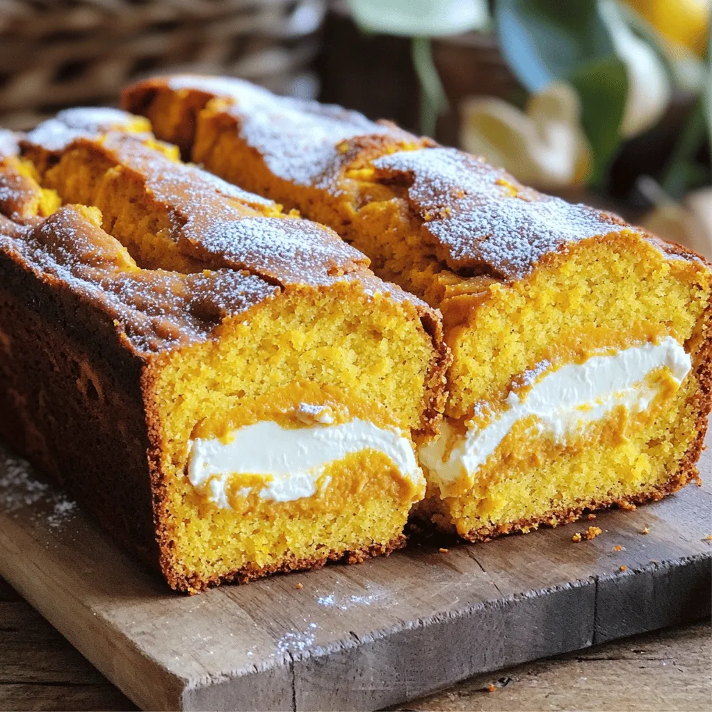 Cream Cheese Filled Pumpkin Bread Delightful and Easy