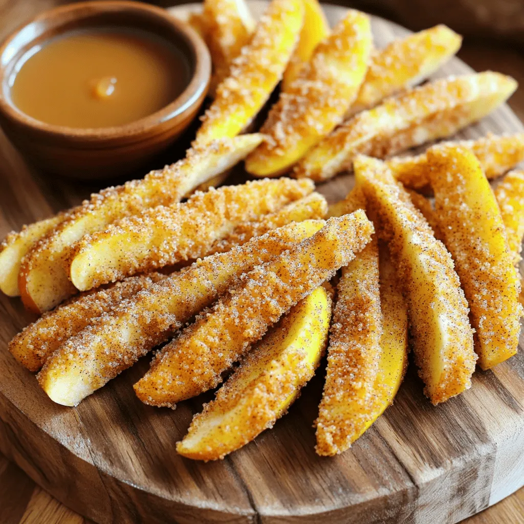Crispy Air Fryer Apple Fries Delightful Snack Idea
