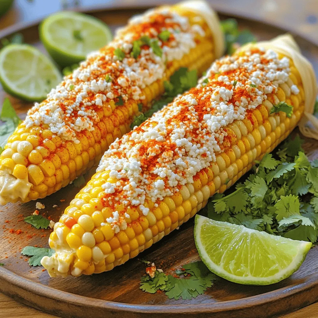 Mexican Street Corn on the Cob Savory Flavor Boost