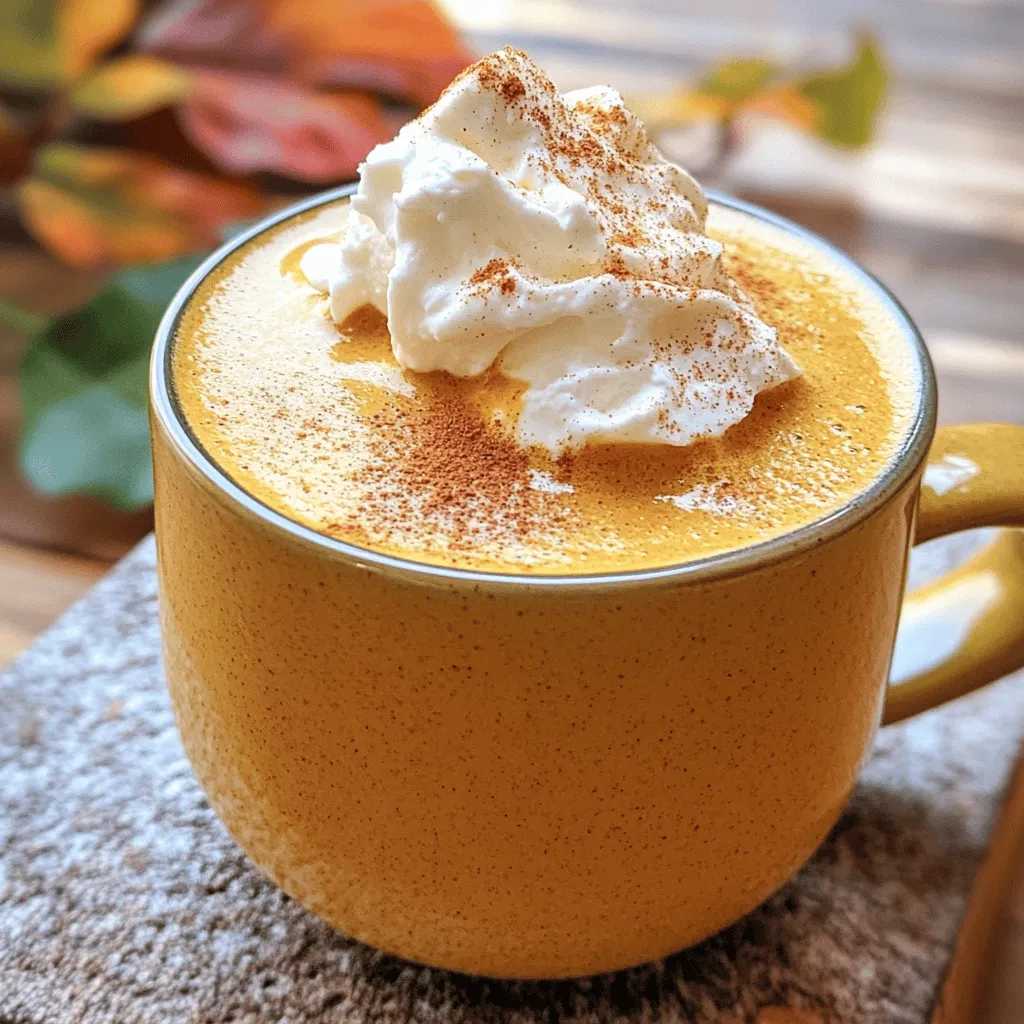 Healthy Pumpkin Spiced Latte Wholesome Fall Treat