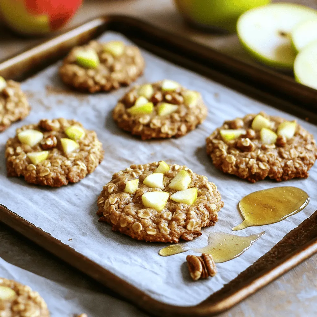 Healthy Apple Pie Oatmeal Cookies Delightful Snack