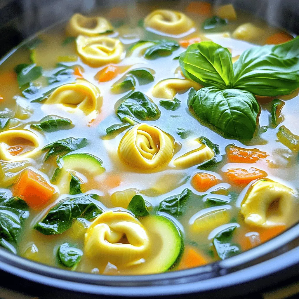 Crockpot Tortellini Soup Hearty and Simple Recipe