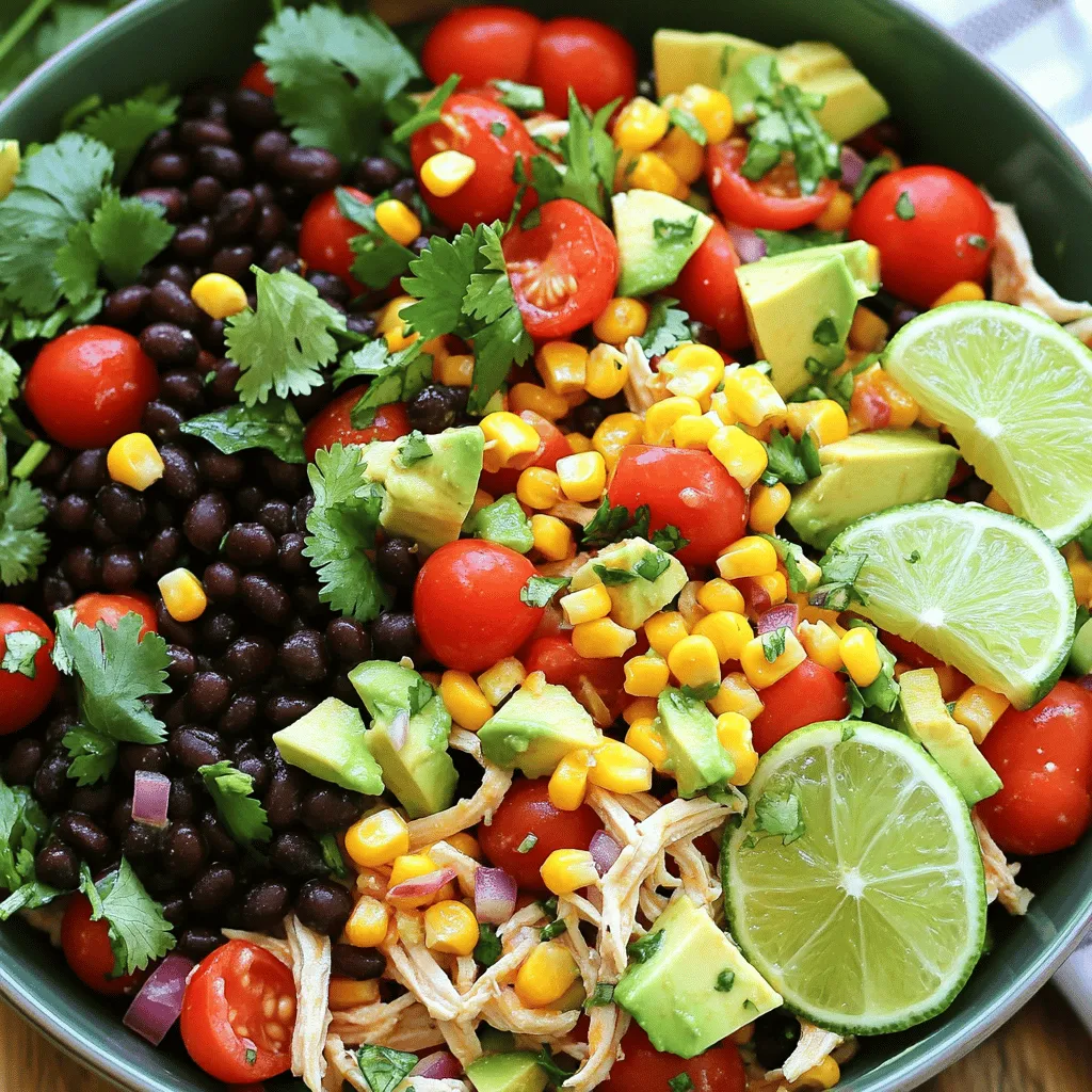 Quick Southwest Chicken Salad Flavorful and Easy Meal
