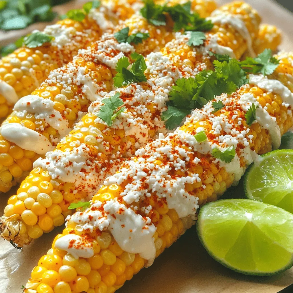 Easy Mexican Street Corn Flavorful Grilled Delight