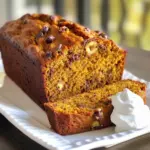 Here are the ingredients you will need for this tasty Pumpkin Spice Banana Bread: - 3 ripe bananas, mashed - 1 cup pumpkin puree - 1/2 cup melted coconut oil - 1/2 cup brown sugar - 1/2 cup granulated sugar - 2 large eggs - 1 teaspoon vanilla extract - 1 1/2 cups all-purpose flour - 1 teaspoon baking soda - 1/2 teaspoon salt - 1 teaspoon pumpkin pie spice - 1/2 teaspoon cinnamon - 1/2 cup chopped walnuts or pecans (optional) - 1/2 cup chocolate chips (optional) Using ripe bananas gives your bread a natural sweetness. The pumpkin puree adds moisture and a lovely flavor. Coconut oil keeps it rich and tender. Brown sugar brings depth, while granulated sugar adds sweetness. Eggs help bind the mix together, and vanilla extract enhances the taste. The flour forms the base, while baking soda helps it rise. Salt balances all the flavors. Pumpkin pie spice and cinnamon are key for that warm, cozy taste. Feel free to add nuts or chocolate chips for extra crunch or sweetness. With these ingredients, you will create a delightful treat that everyone will love! - Preheat your oven to 350°F (175°C). - Grease a 9x5 inch loaf pan or line it with parchment paper. - In a large bowl, mash the ripe bananas. - Add pumpkin puree to the bananas and mix until smooth. - Stir in melted coconut oil, brown sugar, and granulated sugar well. - Beat in two eggs, one at a time, mixing well. - Add the vanilla extract and stir to combine. - In another bowl, whisk together the flour, baking soda, salt, pumpkin pie spice, and cinnamon. - Slowly fold the dry mix into the wet mixture until just combined. - Do not overmix; a few lumps are okay. - If you like, fold in walnuts, pecans, or chocolate chips gently. - Pour the batter into the prepared loaf pan. - Bake for 55 to 65 minutes, checking with a toothpick for doneness. - A toothpick should come out clean when the bread is done. To get the best texture, avoid overmixing the batter. Overmixing can make the bread tough. Mix just until you see no dry flour. A few lumps are okay. The bananas should be very ripe. Look for bananas with brown spots. The riper they are, the sweeter your bread will be. Use fresh spices for the best taste. Pumpkin pie spice is key here. It gives your bread a warm, cozy flavor. Adding a bit of cinnamon boosts the spice mix. For serving, try adding a dollop of whipped cream. A drizzle of maple syrup also adds sweetness. These toppings make each slice feel special. When slicing, use a sharp knife for clean cuts. Serve the bread warm for the best taste. For garnish, sprinkle some chopped nuts on top. You can also add a light dusting of powdered sugar. These simple touches make your bread look nice and inviting. {{image_2}} You can easily make this recipe fit your diet. For a gluten-free version, swap all-purpose flour for a gluten-free blend. Many brands work well, so choose one that you like. For vegan options, replace the eggs with flax eggs. Mix one tablespoon of ground flaxseed with three tablespoons of water. Let it sit for five minutes before adding it to your batter. You can also use applesauce instead of eggs for moisture. Feel free to get creative with spices! You can add nutmeg or ginger for a warm kick. Try using cardamom for a unique twist. You can also mix in goodies like dried fruit or seeds. Adding about half a cup of raisins or sunflower seeds can boost flavor and texture. Change things up for the seasons! Adding cranberries gives a tart flavor, perfect for fall. You can also mix in diced apples for a sweet crunch. For a festive look, slice the bread and arrange it on a platter with fall leaves. Serve it with a sprinkle of powdered sugar for a pretty finish. This makes the bread a great treat for gatherings or holidays. To keep your pumpkin spice banana bread fresh, wrap it tightly in plastic wrap. You can also use a sealed plastic bag. Store it at room temperature for up to three days. Avoid putting it in the fridge, as this can make it dry out. If you want a bit of warmth, you can pop a slice in the microwave for a few seconds. For longer storage, you can freeze your banana bread. First, wrap it tightly in plastic wrap, then in aluminum foil. This prevents freezer burn. You can freeze the whole loaf or individual slices. To thaw, leave it in the fridge overnight. To reheat, place it in the microwave for about 15-20 seconds or in the oven at 350°F for about 10 minutes. At room temperature, your pumpkin spice banana bread lasts about three days. If you freeze it, it can last up to three months. Look for signs of spoilage like a sour smell or mold. If you see any, it's best to throw it away. Enjoy your delicious banana bread while it’s fresh! To keep your banana bread light, avoid overmixing the batter. Mix just until the dry ingredients blend with the wet ones. Also, use ripe bananas. They add moisture and sweetness. Yes, you can use fresh pumpkin. Just cook and puree the pumpkin first. Make sure it is smooth and not too watery. This will help your bread keep its texture. You can use unsalted butter or vegetable oil instead of coconut oil. Both options will work well. Butter will add a rich flavor, while vegetable oil keeps it light. Insert a toothpick into the center of the bread. If it comes out clean or with a few crumbs, the bread is done. If it has wet batter, bake for a few more minutes. Yes, you can! Just fill each muffin cup about two-thirds full. Bake for about 20 to 25 minutes. Check with a toothpick for doneness. Muffins are a fun twist on this recipe! This recipe for pumpkin spice banana bread combines great flavors and textures. You learned how to prep the oven, mix ingredients, and bake delicious bread. I shared tips to achieve perfect texture and enhance flavors. Variations allow you to customize your bread for any diet or season. Store leftovers properly to keep them fresh. Now, you can enjoy this tasty treat any time! Happy baking!