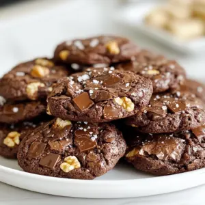 To make your brownie cookies, gather these key ingredients: - 1 cup all-purpose flour - 1/2 cup unsweetened cocoa powder - 1/2 teaspoon baking powder - 1/4 teaspoon salt - 1/2 cup unsalted butter, melted - 1 cup granulated sugar - 1/2 cup brown sugar, packed - 2 large eggs - 1 teaspoon vanilla extract - 1/2 cup semi-sweet chocolate chips These ingredients work together to create that rich, fudgy flavor you love. You can add fun twists to your brownie cookies. Consider using: - 1/2 cup walnuts or pecans, chopped - Sea salt for a savory touch Nuts add crunch, while sea salt balances the sweetness. Feel free to experiment! If you need alternatives, here are some options: - Use coconut oil instead of butter for a dairy-free option. - Swap all-purpose flour with almond flour for a gluten-free choice. - Replace granulated sugar with coconut sugar for a lower glycemic option. These swaps can change the taste and texture, so choose based on what you want! {{ingredient_image_1}} First, gather all your ingredients. You need: - 1 cup all-purpose flour - 1/2 cup unsweetened cocoa powder - 1/2 teaspoon baking powder - 1/4 teaspoon salt - 1/2 cup unsalted butter, melted - 1 cup granulated sugar - 1/2 cup brown sugar, packed - 2 large eggs - 1 teaspoon vanilla extract - 1/2 cup semi-sweet chocolate chips - 1/2 cup walnuts or pecans, chopped (optional) Make sure everything is measured out. This step saves time and helps you stay organized. Start by preheating your oven to 350°F (175°C). Line a baking sheet with parchment paper. Next, in a medium bowl, whisk the flour, cocoa powder, baking powder, and salt. Set this bowl aside. In a large bowl, mix the melted butter, granulated sugar, and brown sugar until smooth. Add the eggs one at a time. Mix well after each egg. Then, stir in the vanilla extract. Gradually add the dry mixture to the wet mixture. Stir gently until just combined. You want to avoid overmixing. Finally, fold in the chocolate chips and nuts if you like. Scoop tablespoons of cookie dough onto the prepared baking sheet. Space them about 2 inches apart. Bake the cookies for 10-12 minutes. The edges should be set, but the centers will be soft. After baking, let the cookies cool on the sheet for about 5 minutes. Then, transfer them to a wire rack to cool completely. Enjoy the smell of fresh cookies as they cool! To get the best texture, mix your dough just right. Overmixing can make cookies tough. Aim for a smooth, thick dough with a few lumps. The melted butter helps keep them soft and chewy. Bake them until the edges are set, but the center feels soft. This makes them fudgy and nice. Want to boost flavor? Add a pinch of sea salt on top before baking. It makes the chocolate taste richer. You can also try adding a teaspoon of instant coffee to the mix. This adds depth without a coffee flavor. If you love nuts, chop some walnuts or pecans. They add a nice crunch. Baking time is key to great cookies. Start with 10 minutes, but check for doneness. If you like softer cookies, take them out sooner. For firmer cookies, let them bake a minute or two longer. Each oven is a bit different, so keep an eye on them! Pro Tips Use Room Temperature Eggs: For a smoother batter, use eggs that are at room temperature. This helps them blend more easily with the other ingredients. Don’t Overbake: To achieve the perfect chewy texture, keep an eye on your cookies and remove them from the oven when the edges are set but the centers remain soft. Chill the Dough: If you have time, chill the cookie dough for about 30 minutes before baking. This enhances the flavor and helps maintain the cookie’s shape. Experiment with Mix-ins: Feel free to customize your cookies with different mix-ins like white chocolate chips, dried fruit, or even a hint of espresso powder for added depth of flavor. {{image_2}} If you want nut-free brownie cookies, just skip the nuts. Use all chocolate chips instead. You can still enjoy rich flavors without worries. If you like, add a bit more chocolate for extra taste. This keeps the cookies soft and chewy. To make gluten-free brownie cookies, swap the all-purpose flour for a gluten-free blend. Many brands work well. Be sure to check the blend has xanthan gum. This helps the cookies hold together. Follow the same steps, and you’ll have tasty treats for everyone. Adding flavors makes brownie cookies even better. For mint, add 1 teaspoon of mint extract. It gives a fresh twist. For a coffee kick, mix in 1 tablespoon of instant espresso powder. This adds a rich depth. You can experiment with other flavors, like orange zest or almond extract. The choice is yours! To keep your brownie cookies fresh, place them in an airtight container. This keeps them soft and chewy. You can store them at room temperature for up to a week. If you want them to last longer, consider refrigerating them. Just make sure they are in a sealed bag or container. Freezing brownie cookies is easy. First, let them cool completely. Next, place them on a baking sheet and freeze for one hour. After that, transfer the cookies to a freezer bag. They can stay in the freezer for up to three months. When you're ready to enjoy them, just thaw at room temperature. To reheat brownie cookies, use an oven or microwave. For the oven, preheat it to 350°F (175°C). Place the cookies on a baking sheet for about 5 minutes. If using a microwave, warm them for about 10-15 seconds. This helps restore their soft texture and delicious taste. Enjoy your warm brownie cookies! Yes, you can! Feel free to swap semi-sweet chocolate chips for dark or milk chocolate. Each type gives a unique taste. Dark chocolate makes the cookies richer, while milk chocolate adds a sweeter touch. You can even mix chocolates for fun flavors. Brownie cookies stay fresh for about one week at room temperature. Store them in an airtight container to keep them soft. If you want them to last longer, you can freeze them. They stay good in the freezer for up to three months. Absolutely! You can make the dough ahead and chill it in the fridge for up to 48 hours. This helps the flavors blend and makes the cookies even better. Just scoop and bake when you’re ready for a sweet treat! Check the edges of the cookies. They should be set and slightly firm. The centers will look soft and a bit shiny. If the edges are firm, but the center jiggles, that’s a good sign! Bake them for 10-12 minutes for the best results. Brownie cookies are simple yet delightful. You learned key ingredients, mixing steps, and baking tips. You can even make nut-free or gluten-free versions. Storing them is easy, so they'll stay fresh. Enjoy experimenting with flavors and variations. These cookies are a fun treat for everyone. Remember to keep it interactive, and let your taste guide you. Happy baking!