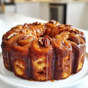 To make Monkey Bread Cinnamon Roll Style, you need a few key items. Here’s what you will use: - 2 cans (16 oz each) refrigerated biscuit dough - 1 cup granulated sugar - 2 tablespoons ground cinnamon - ½ cup unsalted butter, melted - 1 cup brown sugar - ½ cup chopped pecans (optional) - 1 cup powdered sugar - 2 tablespoons milk - 1 teaspoon vanilla extract Each ingredient plays a big role. The biscuit dough gives the bread its fluffy texture. The sugar and cinnamon mix creates that sweet, warm flavor we love. Melted butter and brown sugar make every bite rich and gooey. You can swap some ingredients if you like. For example, use whole wheat biscuit dough for a healthier twist. If you want a nut-free option, just skip the pecans. You can also use maple syrup instead of brown sugar for a different flavor. For a dairy-free version, try coconut oil in place of butter. Using high-quality ingredients matters. Fresh biscuit dough will rise well and taste great. Organic sugar gives a cleaner flavor. Also, fresh ground cinnamon packs more taste than the pre-ground type. Always check the dates on your ingredients. Freshness can make your monkey bread even better. Start by preheating your oven to 350°F (175°C). This step is key for even baking. Next, take a Bundt pan and grease it well. You can use cooking spray or butter. Make sure every nook is covered. This helps the monkey bread slide out easily later. Open your two cans of refrigerated biscuit dough. Cut each biscuit into quarters. This creates bite-sized pieces. Roll each piece into small balls. Next, mix granulated sugar and ground cinnamon in a medium bowl. Coat each dough ball in this cinnamon-sugar mixture. Make sure they are well covered. Now, let’s build the layers. Place half of the coated biscuit pieces at the bottom of your prepared Bundt pan. If you like pecans, sprinkle half of them over this layer. In a separate bowl, mix melted butter and brown sugar. Pour half of this mixture over the biscuit layer. Add the rest of your biscuit pieces on top. Sprinkle the remaining pecans over them. Finish by pouring the last of the butter and brown sugar mixture on top. Bake this in the oven for 30 to 35 minutes. The top should be golden brown when done. To check if it’s ready, insert a toothpick. If it comes out clean, it’s done. Remove the pan from the oven and let it cool for about 10 minutes. Carefully invert the monkey bread onto a serving plate. For the glaze, whisk powdered sugar, milk, and vanilla in a bowl. Drizzle this sweet glaze over the warm monkey bread. Enjoy your delightful creation! To make monkey bread that is soft and fluffy, use fresh biscuit dough. When cutting the dough, make sure each piece is about the same size. Rolling the dough into balls helps create layers. Avoid pressing them too hard; you want them airy. Bake until golden brown, but not too long. A toothpick should come out clean. Letting it cool a bit helps it hold shape when you flip it out. You can add fun flavors to your monkey bread. Try using different spices like nutmeg or cardamom. You can also mix in chocolate chips or dried fruit for a twist. If you love nuts, add walnuts or almonds instead of pecans. For a fun twist, drizzle caramel sauce on top along with the glaze. Experimenting with flavors keeps this treat exciting! One common mistake is overbaking the bread. Keep an eye on it in the oven. If you bake it too long, it becomes dry. Another mistake is not greasing the pan well. This can make it stick and break apart when you flip it. Be careful when layering; if you pack it too tightly, it won’t rise well. Lastly, don’t skip the glaze. It adds a sweet finish that makes this dish special! {{image_2}} Chocolate chip monkey bread adds rich chocolate flavor to your treat. To make this, follow the original recipe, but add chocolate chips. Use about 1 cup of semi-sweet chocolate chips. After rolling the biscuit pieces, toss them in both the cinnamon-sugar mix and the chocolate chips. Layer them in the Bundt pan as usual. The melted chocolate will mix with the buttery sauce, giving you gooey bites of joy. Apple cinnamon monkey bread combines sweet apples with warm spices. To create this variation, dice 1 to 2 medium apples and toss them with the cinnamon-sugar mix. Add the apple chunks between the layers of biscuit pieces. This adds a nice crunch and fruitiness to the dish. The apples will soften and create a sweet filling as they bake. You’ll enjoy a cozy fall flavor in every bite. If you need a nut-free option, simply skip the pecans. The monkey bread will still taste great without them. For added texture, use sunflower seeds or pumpkin seeds instead. These seeds will give a nice crunch while keeping it nut-free. Just sprinkle them between the layers as you build your monkey bread. This way, everyone can enjoy this sweet treat, regardless of nut allergies. To keep your monkey bread fresh, let it cool for a bit. Once it cools, wrap it tightly in plastic wrap. You can also place it in an airtight container. This will help prevent it from drying out. Stored this way, it lasts for up to three days at room temperature. When you want to enjoy leftover monkey bread, preheat your oven to 350°F (175°C). Place the monkey bread in an oven-safe dish. Cover it with foil to keep it moist. Heat for about 10-15 minutes. This warms it through without making it tough. You can also use a microwave. Heat it in short bursts of 15-20 seconds until warm. If you want to store monkey bread for longer, freezing works well. Wrap the cooled monkey bread in plastic wrap and then in foil. This helps to keep out air. It can stay in the freezer for up to three months. When you are ready to eat, take it out and thaw it in the fridge overnight. Once thawed, reheat it in the oven as mentioned before. Enjoy your warm, gooey treat! Yes, you can use homemade biscuit dough. It adds a personal touch to your monkey bread. Just make sure the dough is soft and easy to work with. This helps it rise and bake well. If you make it from scratch, follow a simple biscuit recipe. Keep the flavors similar to the store-bought dough. You can tell when your monkey bread is done by checking its color and texture. Look for a golden brown top. Insert a toothpick into the center. If it comes out clean, your bread is ready. The baking time is usually around 30 to 35 minutes. Keep an eye on it to avoid overbaking. Monkey bread pairs well with many things. You can serve it warm as a dessert. It also makes a great breakfast treat. Some like to enjoy it with coffee or tea. A scoop of vanilla ice cream on top adds a delightful touch. You can even add fresh fruit on the side for a burst of flavor. This post covered key ingredients, step-by-step instructions, tips, variations, and storage. You learned how to prep and bake delicious monkey bread. Focus on quality ingredients for the best taste. Avoid common pitfalls for a perfect texture. Don’t forget about fun variations like chocolate chip or apple cinnamon. With these tips, you'll create something special every time. Store and reheat correctly to enjoy your treats longer. Dive into your baking adventure and impress everyone with your yummy results!