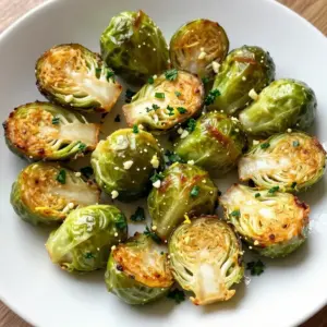 To make Lemon Garlic Roasted Brussels Sprouts, gather these simple ingredients: - 1 pound Brussels sprouts, trimmed and halved - 4 cloves garlic, minced - 3 tablespoons olive oil - 1 lemon, zested and juiced - 1 teaspoon honey or maple syrup - Salt and freshly ground black pepper to taste - 1/4 teaspoon red pepper flakes (optional for added heat) - Fresh parsley, chopped (for garnish) These ingredients create a balance of bright and savory flavors. The Brussels sprouts bring a nice crunch, while the garlic adds depth. The lemon juice and zest give a refreshing zing. Honey or maple syrup adds the right touch of sweetness. You can adjust the red pepper flakes for your desired spice level. Fresh parsley at the end makes everything look vibrant. It&rsquo;s a dish that&rsquo;s simple yet packed with flavor. {{ingredient_image_1}} 1. First, preheat your oven to 400&deg;F (200&deg;C). This step is key for getting the sprouts crispy. 2. In a large bowl, combine the halved Brussels sprouts and minced garlic. Mix them well so the garlic spreads evenly. 1. In a separate small bowl, whisk together the olive oil, lemon juice, and lemon zest. 2. Add the honey or maple syrup, salt, pepper, and red pepper flakes if you want some heat. 3. Make sure to mix until everything blends nicely. 1. Pour the lemon-garlic mixture over the Brussels sprouts. Toss well to coat all the sprouts. 2. Spread the Brussels sprouts in a single layer on a baking sheet. Place them cut side down for the best crispiness. 3. Roast them in the preheated oven for 20-25 minutes. Stir them halfway through for even cooking. 4. Look for a golden brown color and a crispy texture. Once done, remove them from the oven and let them cool for a couple of minutes. To get crispy Brussels sprouts, follow these steps: - Trim the ends and halve them. - Pat them dry to remove moisture. - Toss with oil and seasonings before roasting. - Spread them in a single layer on the baking sheet. - Roast with cut sides down to brown better. - Stir halfway through cooking for even crispiness. Want to add more flavor? Here are some ideas: - Try adding smoked paprika for a smoky taste. - Toss in some thyme or rosemary for a herb boost. - Add a sprinkle of Parmesan cheese before serving. - Use a splash of balsamic vinegar for tanginess. - Consider adding chopped nuts for crunch and flavor. Brussels sprouts pair well with many dishes: - Serve them alongside roasted chicken or fish. - Add them to a grain bowl with quinoa or rice. - Top your favorite pasta with these sprouts for a twist. - Mix them into a salad for extra texture. - Enjoy them as a tasty appetizer with dips. Pro Tips Use Fresh Brussels Sprouts: For the best flavor and texture, choose fresh Brussels sprouts that are firm and bright green. Don't Skip the Zest: Lemon zest adds a burst of citrus flavor that elevates the dish; make sure to include it in your dressing. Adjust Crispiness: If you prefer extra crispy sprouts, broil them for the last 2-3 minutes of roasting, keeping a close eye to prevent burning. Experiment with Seasoning: Feel free to customize the spice level by adjusting the red pepper flakes or adding other spices like garlic powder or smoked paprika. {{image_2}} You can switch up the flavors in this dish. If you love sweet and tangy, try balsamic vinegar instead of lemon juice. It adds a rich taste. You can also play with spices. Try adding garlic powder or smoked paprika for a twist. If you enjoy heat, increase the red pepper flakes. For a fresh touch, add herbs like thyme or rosemary. This recipe is easy to make vegan and gluten-free. Use maple syrup instead of honey to keep it vegan. Make sure your olive oil is pure and gluten-free. You can also try using tamari for a different flavor and to keep it gluten-free. This way, everyone can enjoy this tasty dish! Using seasonal ingredients can make this dish special. In fall, add roasted chestnuts or apples for sweetness. In spring, try fresh peas or asparagus to brighten the dish. You can even use citrus zest from oranges or limes for a fun twist. Each season brings new flavors to explore! To keep your Lemon Garlic Roasted Brussels Sprouts fresh, store them in an airtight container. Place them in the fridge. They will stay good for about 3 to 4 days. Make sure they cool down before putting them in the fridge. This helps keep them crispy. To reheat without losing crispness, use your oven or an air fryer. Preheat your oven to 350&deg;F (175&deg;C). Spread the sprouts on a baking sheet. Heat for about 10 minutes. If using an air fryer, set it to 350&deg;F (175&deg;C) for 5 to 7 minutes. This keeps them crunchy and tasty. You can freeze your cooked Brussels sprouts if you have extra. First, let them cool completely. Then, place them in freezer bags or airtight containers. They can stay in the freezer for 2 to 3 months. To thaw, move them to the fridge overnight. Reheat them as mentioned above for the best taste. To check if your Brussels sprouts are done, look for a few signs. They should be golden brown and crispy. The outer leaves may get a bit charred, which adds flavor. You can pierce a sprout with a fork. If it feels tender inside, they are ready. Usually, it takes about 20 to 25 minutes at 400&deg;F (200&deg;C). Remember to stir them halfway through to cook evenly. You can use frozen Brussels sprouts, but fresh ones work best. Fresh sprouts offer better texture and flavor. If you use frozen, thaw them first and pat them dry. This helps avoid excess moisture. You may need to roast them a bit longer since they are cold. These roasted sprouts pair well with many dishes. Try serving them with grilled chicken or fish for a tasty meal. They also go great with quinoa or rice for a vegetarian option. For a complete dinner, serve them alongside a light salad or creamy mashed potatoes. The bright flavor of lemon and garlic adds a nice touch to any meal. In this post, I shared a simple and tasty recipe for Lemon Garlic Roasted Brussels sprouts. We covered each step, from prepping the ingredients to achieving that perfect crispiness. You learned to customize the dish with spices, how to store leftovers, and even some FAQs for roasting. Remember, fresh ingredients and proper techniques lead to great flavor. Try these recipes and enjoy the smiles at your table!